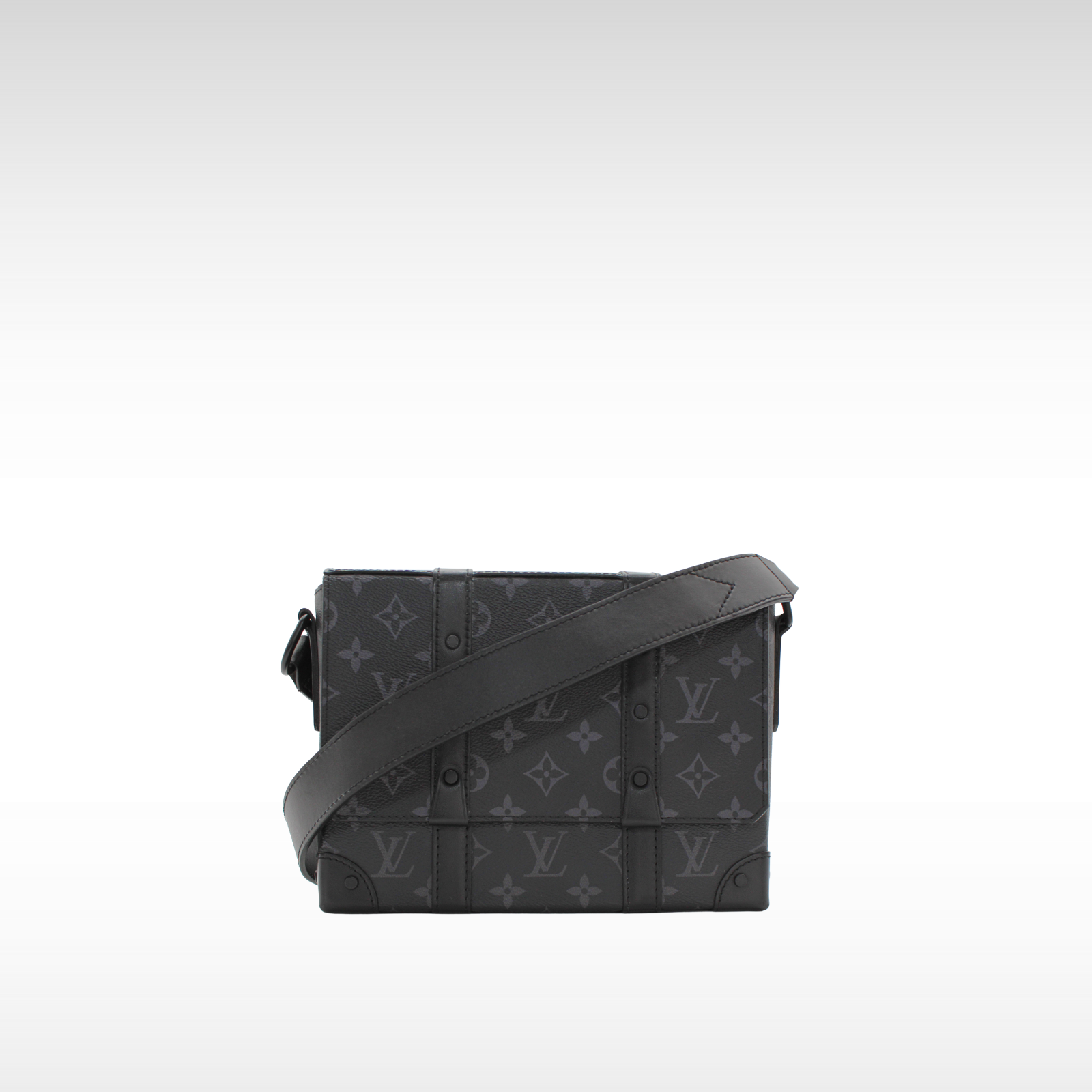 Trunk Messenger PM Monogram Eclipse Shoulder Bag