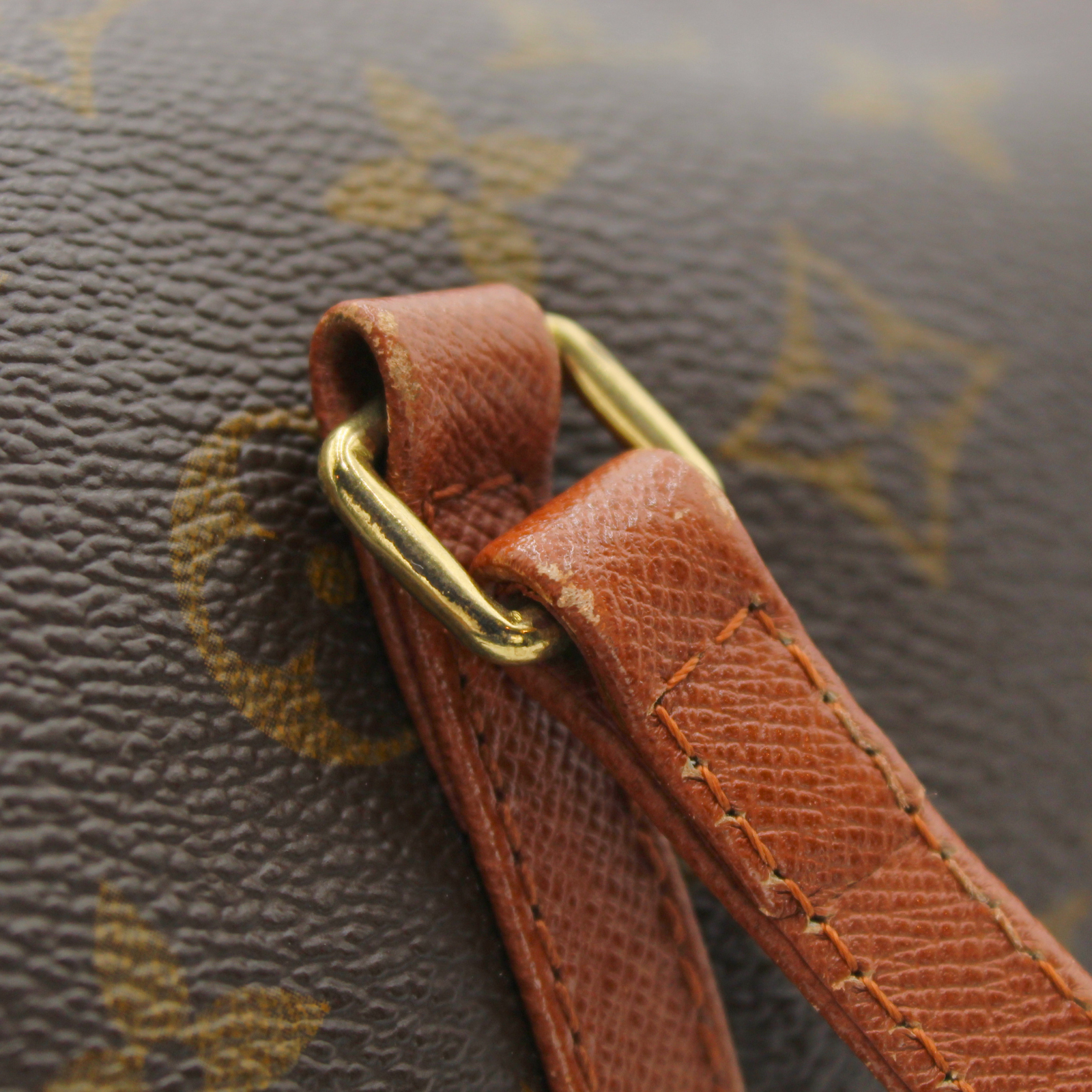 Papillon 26 Monogram Coated Canvas Marron Handbag
