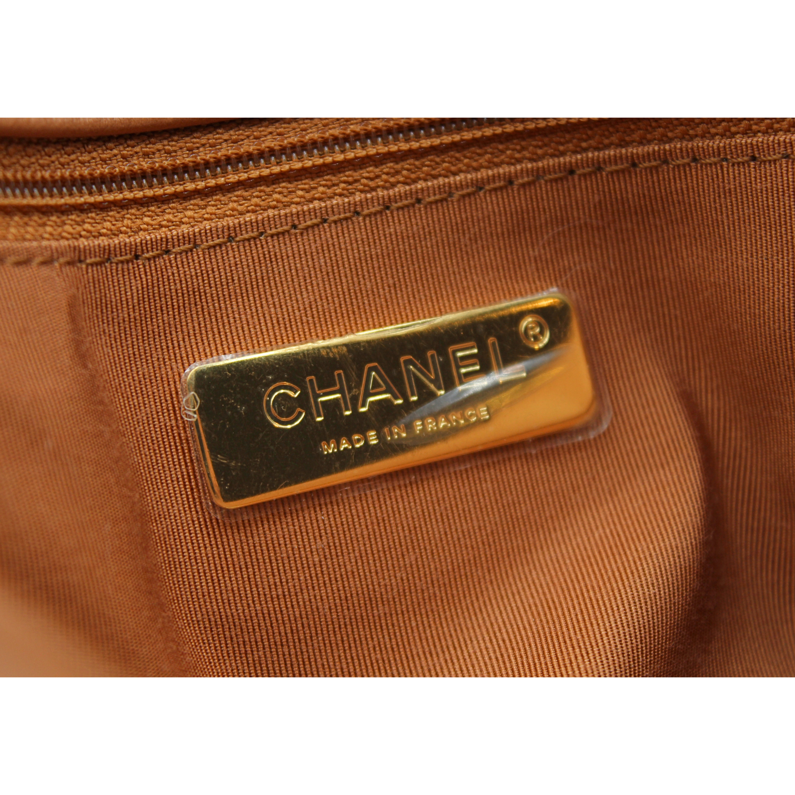 Chanel 19 Medium Lamb Brown Shoulder Bag