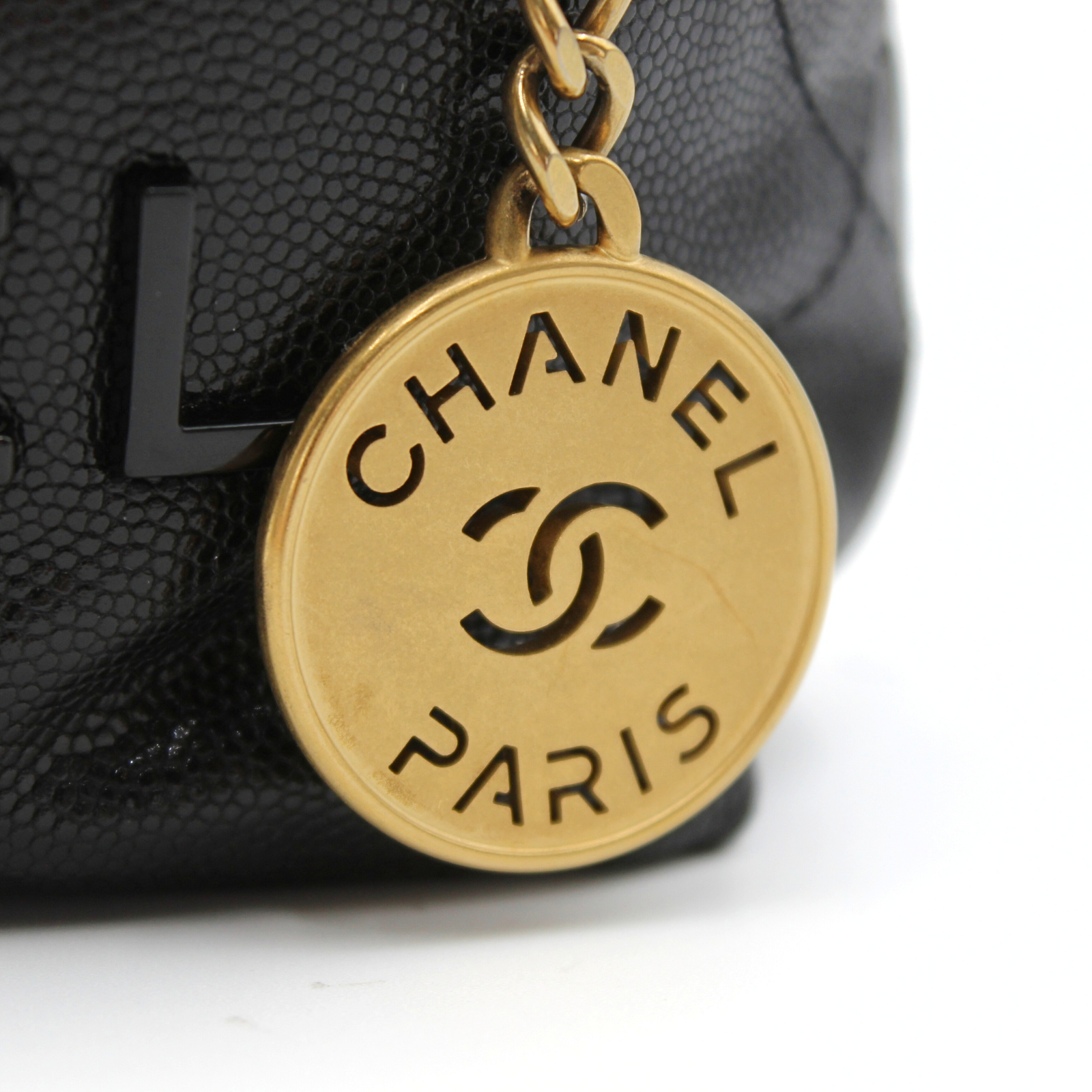Chanel 22 Mini Caviar Black Shoulder Bag