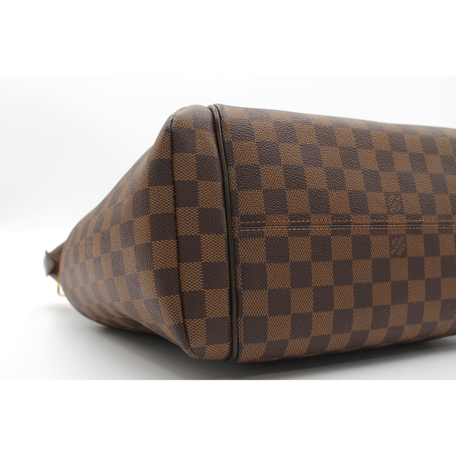 Totally MM Damier Coated Canvas Ebene Shoulder Bag
