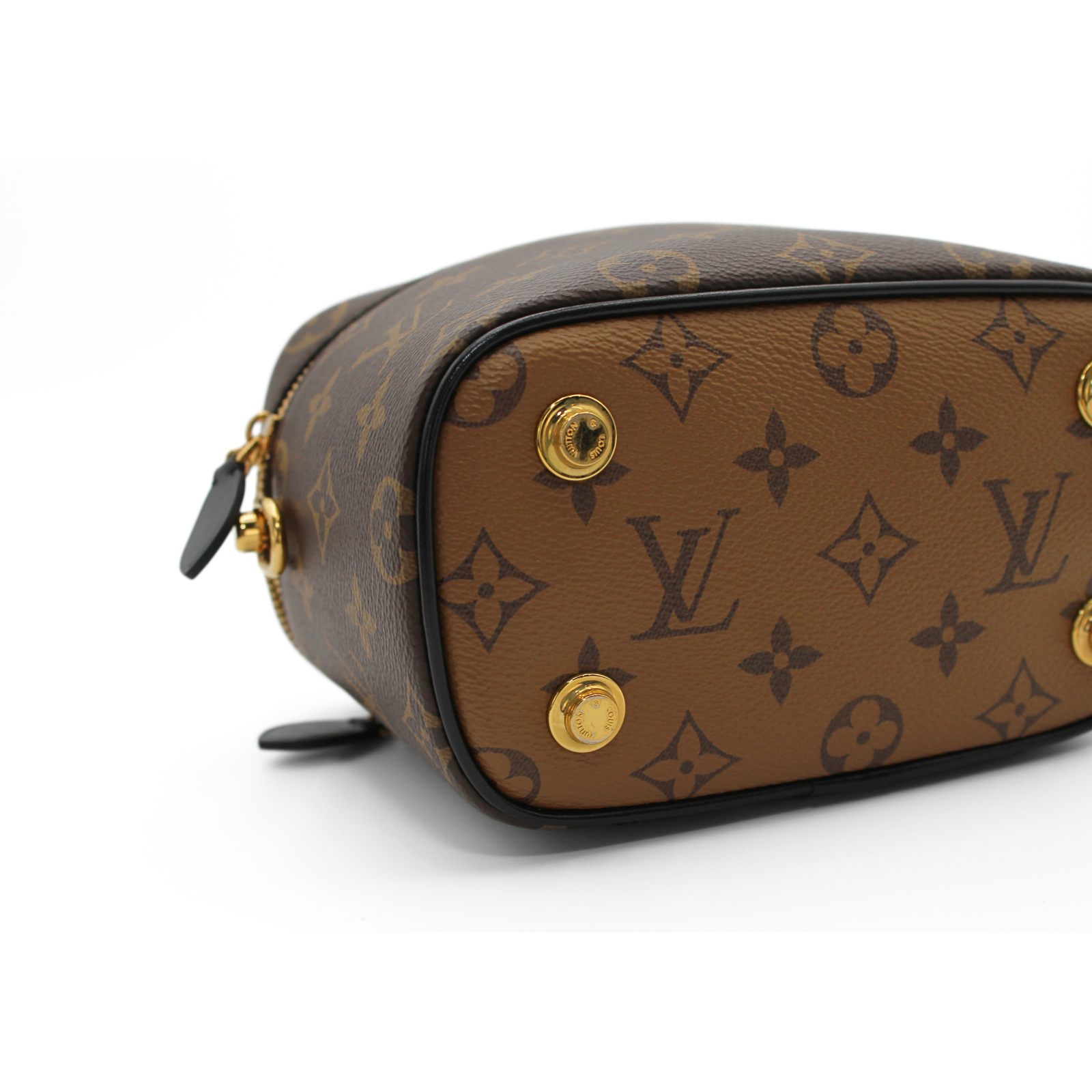 Vanity PM Monogram Reverse Coated Canvas Marron Vanity Bag