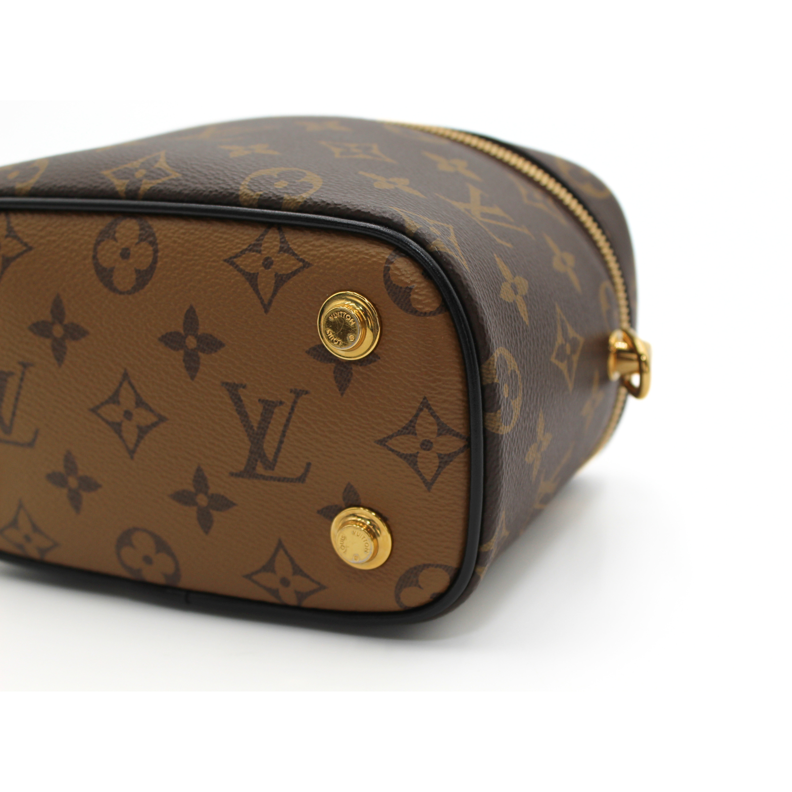 Vanity PM Monogram Reverse Coated Canvas Marron Vanity Bag