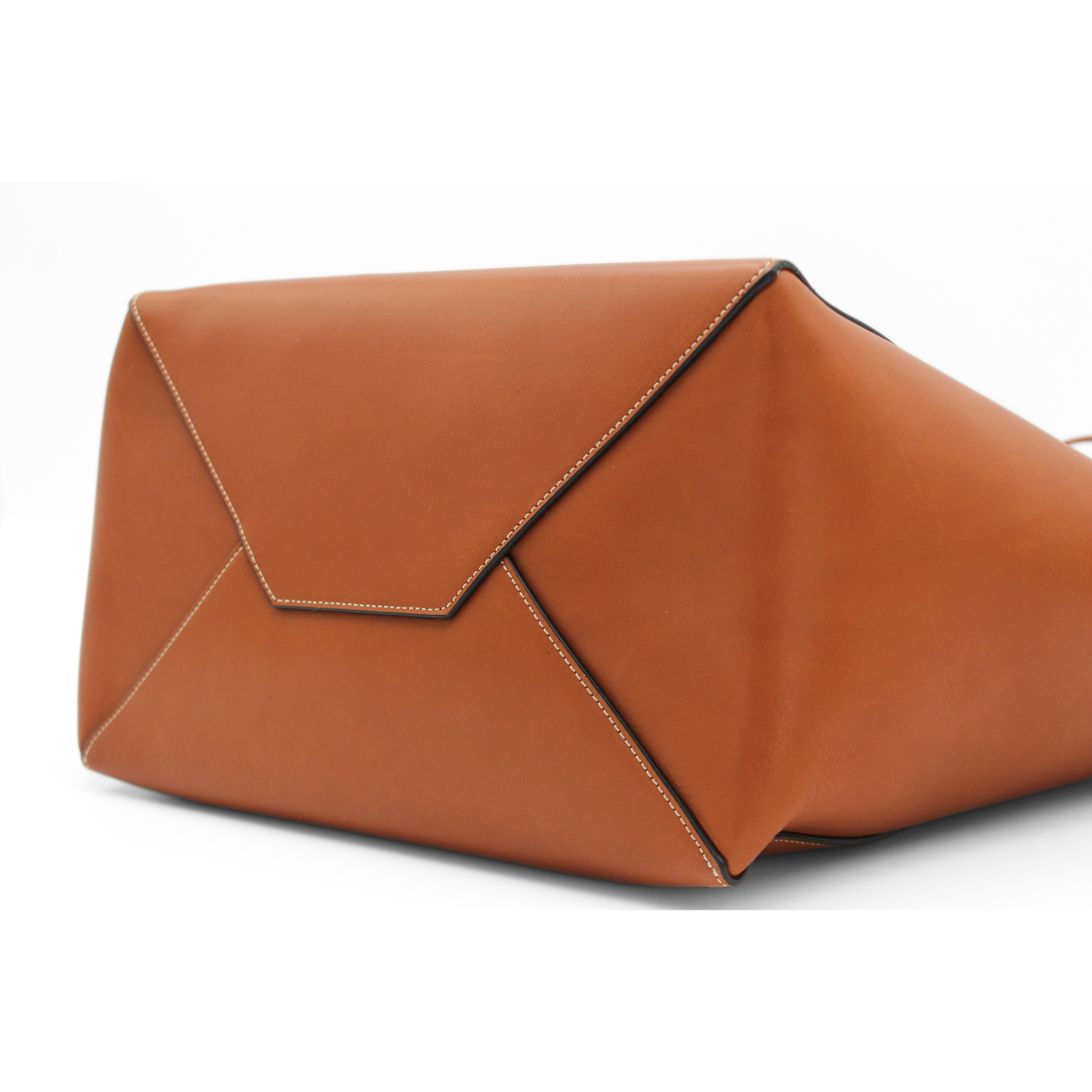 Cabas Phantom Small Calf Brown Tote Bag