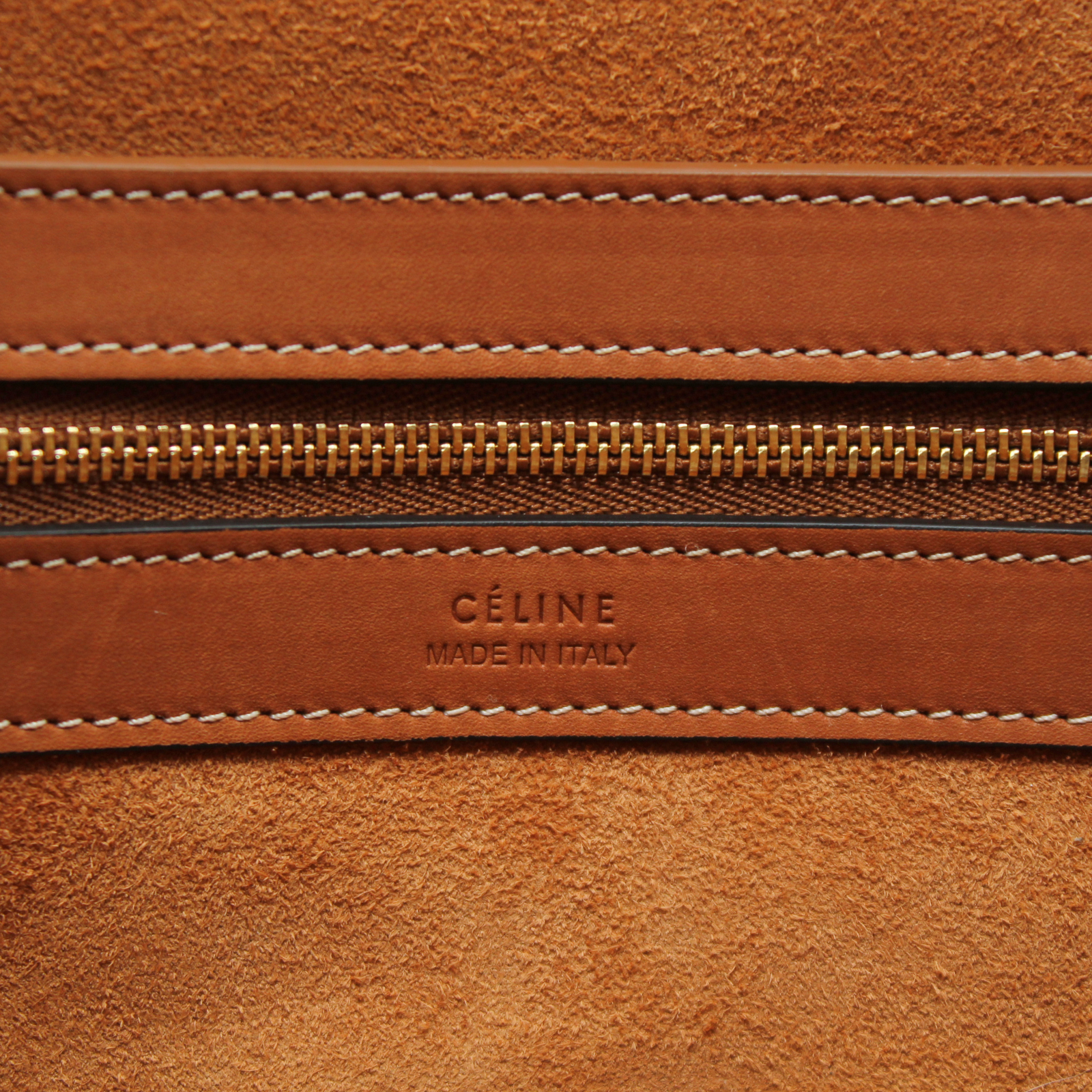 Cabas Phantom Small Calf Brown Tote Bag