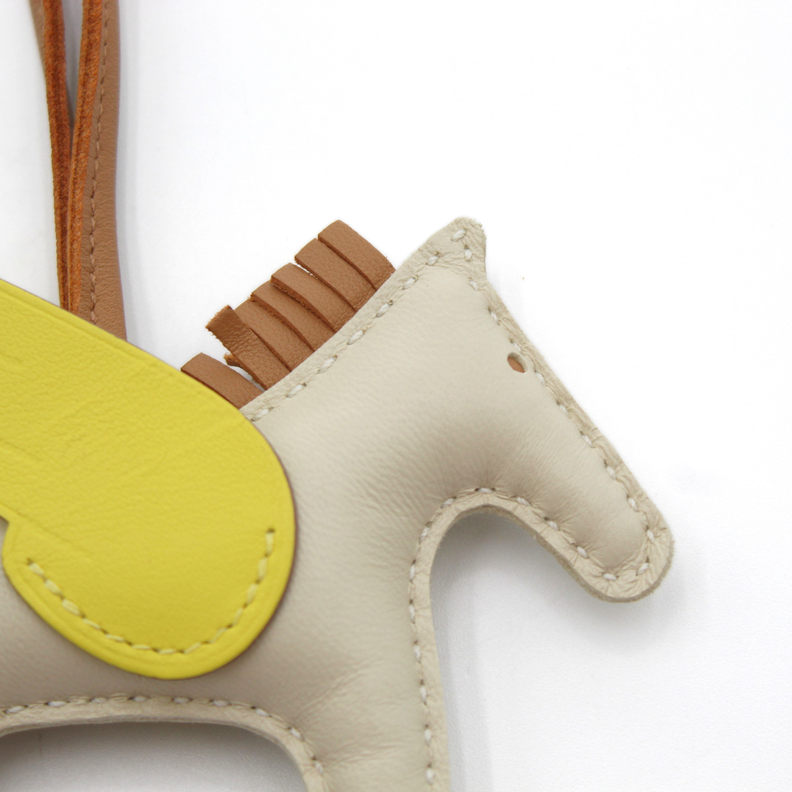 Rodeo Pegase PM Agneau Craie Bag Charm