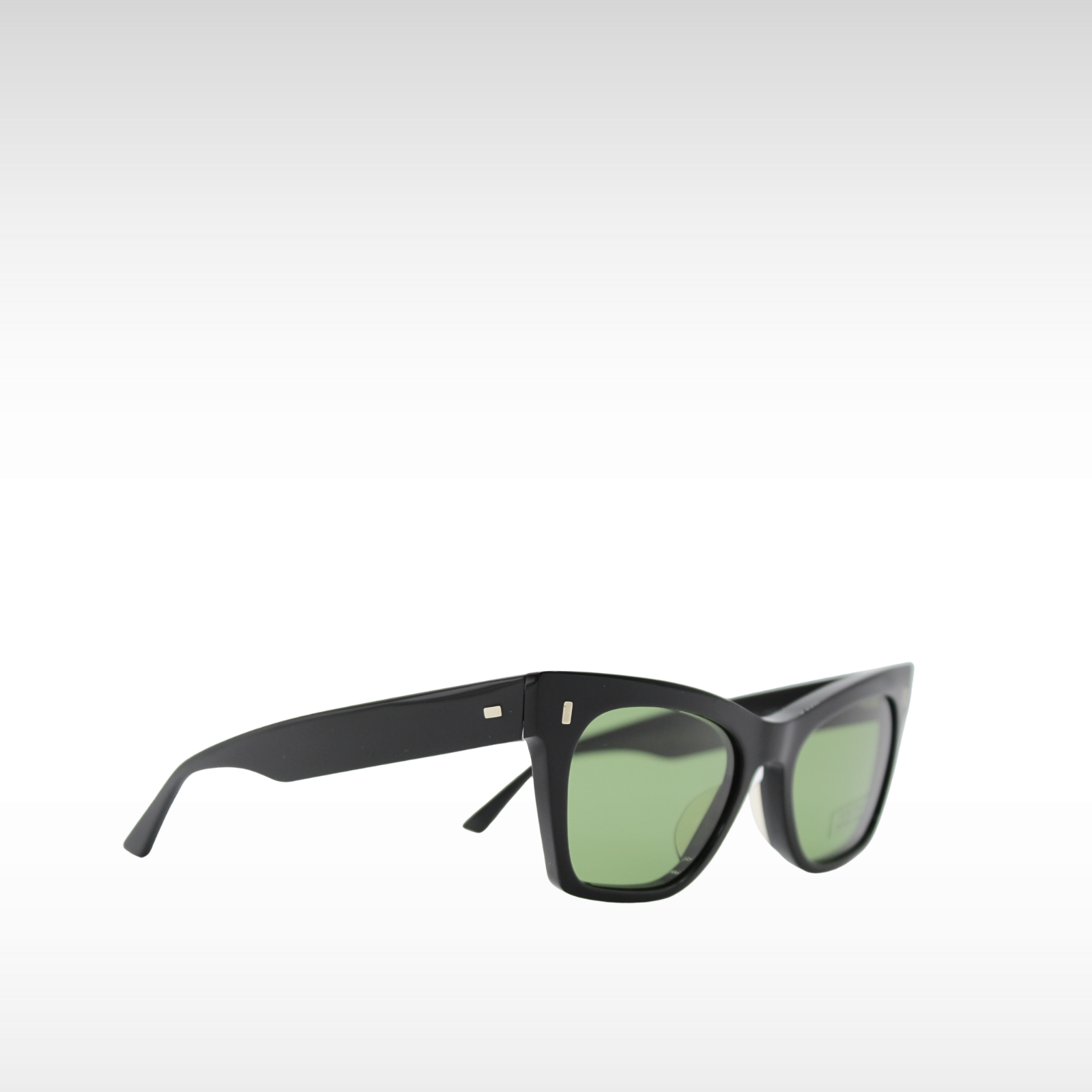 Cat Eye Plastic Black Sunglasses