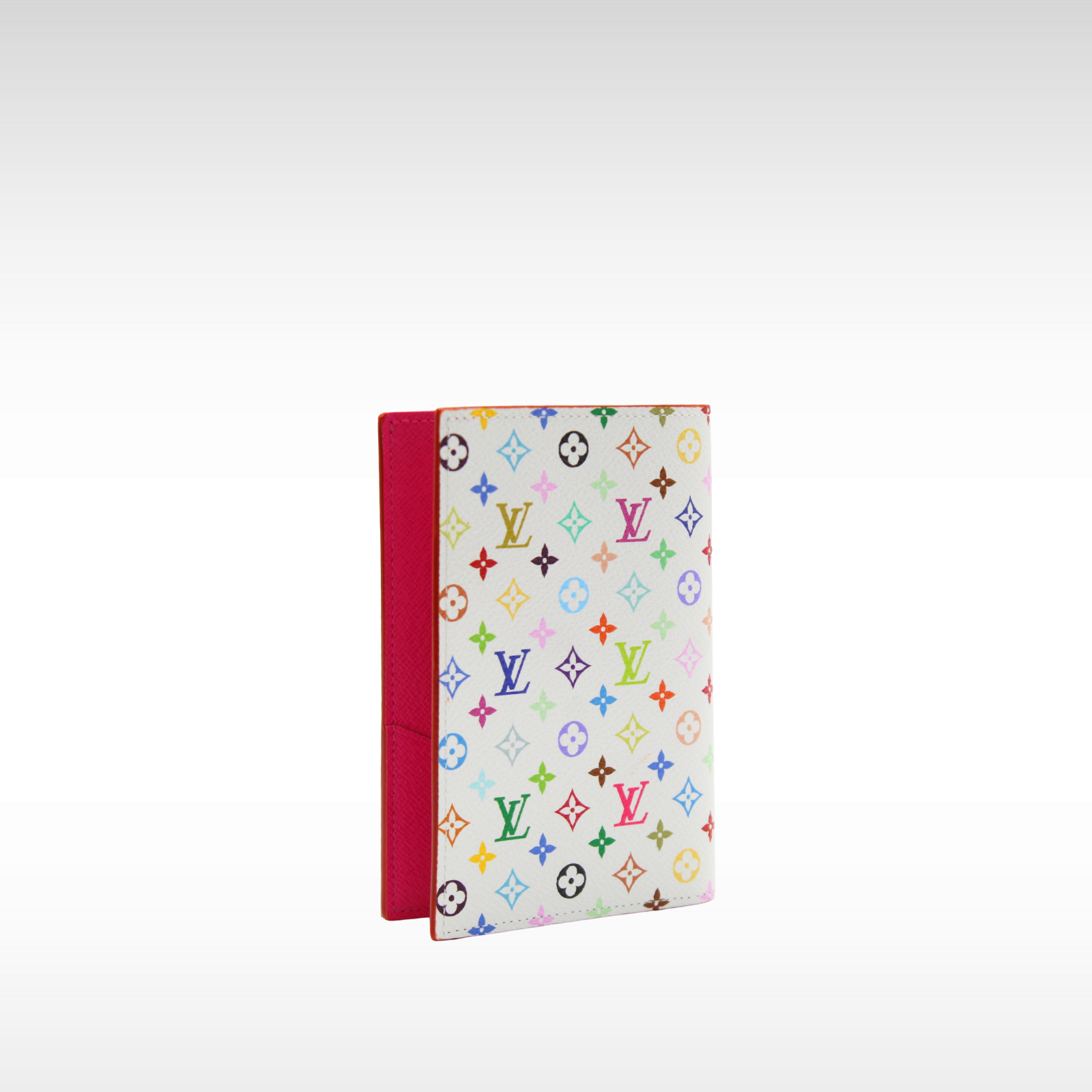 Passport Cover LV x TM Monogram Multi Color Coated Canvas