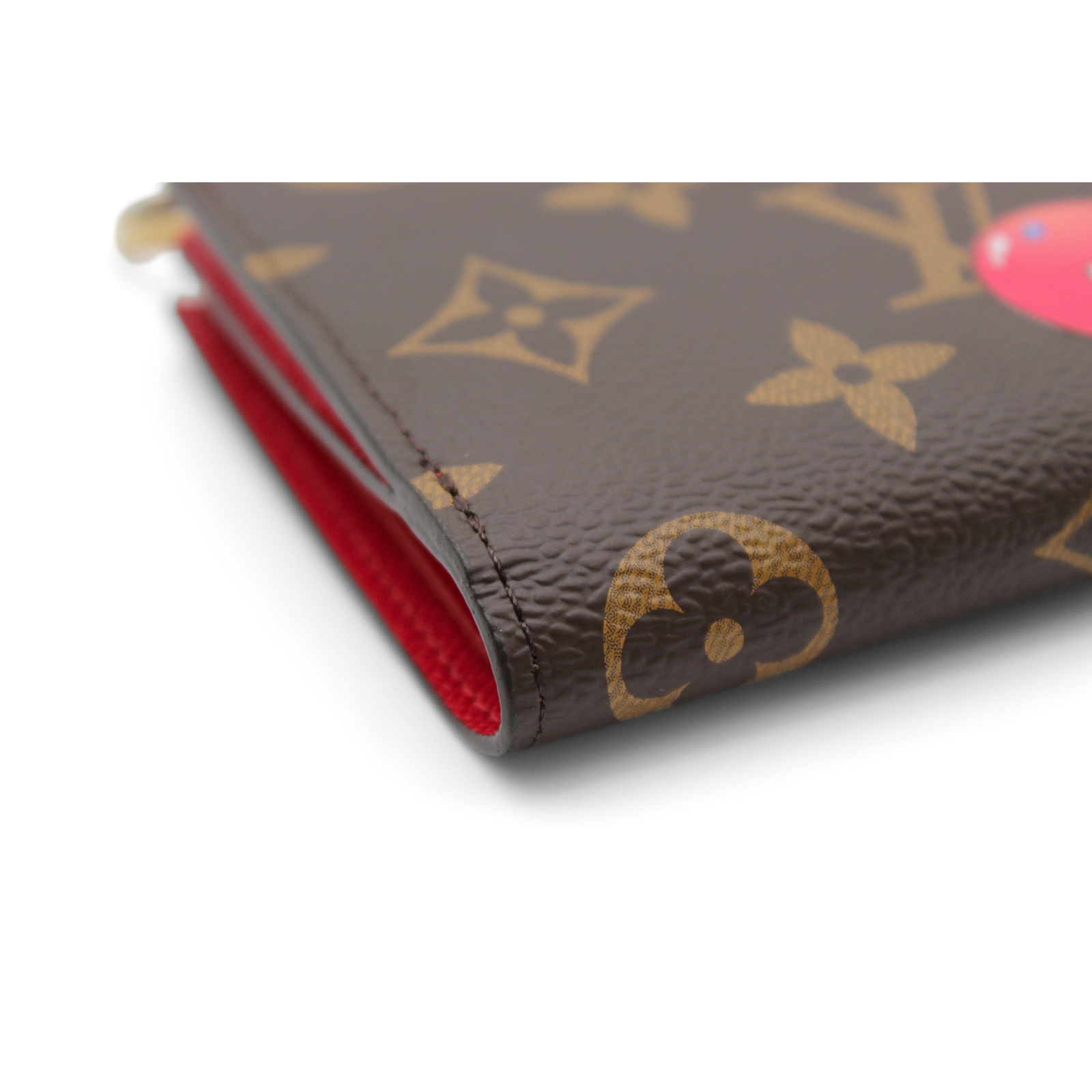 Lisa Louis Vuitton x Takashi Murakami Monogram Cherry Wallet