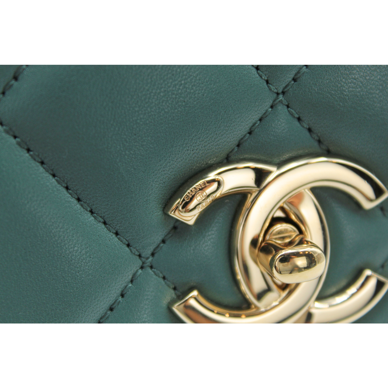 Trendy CC Lamb Blue Handbag