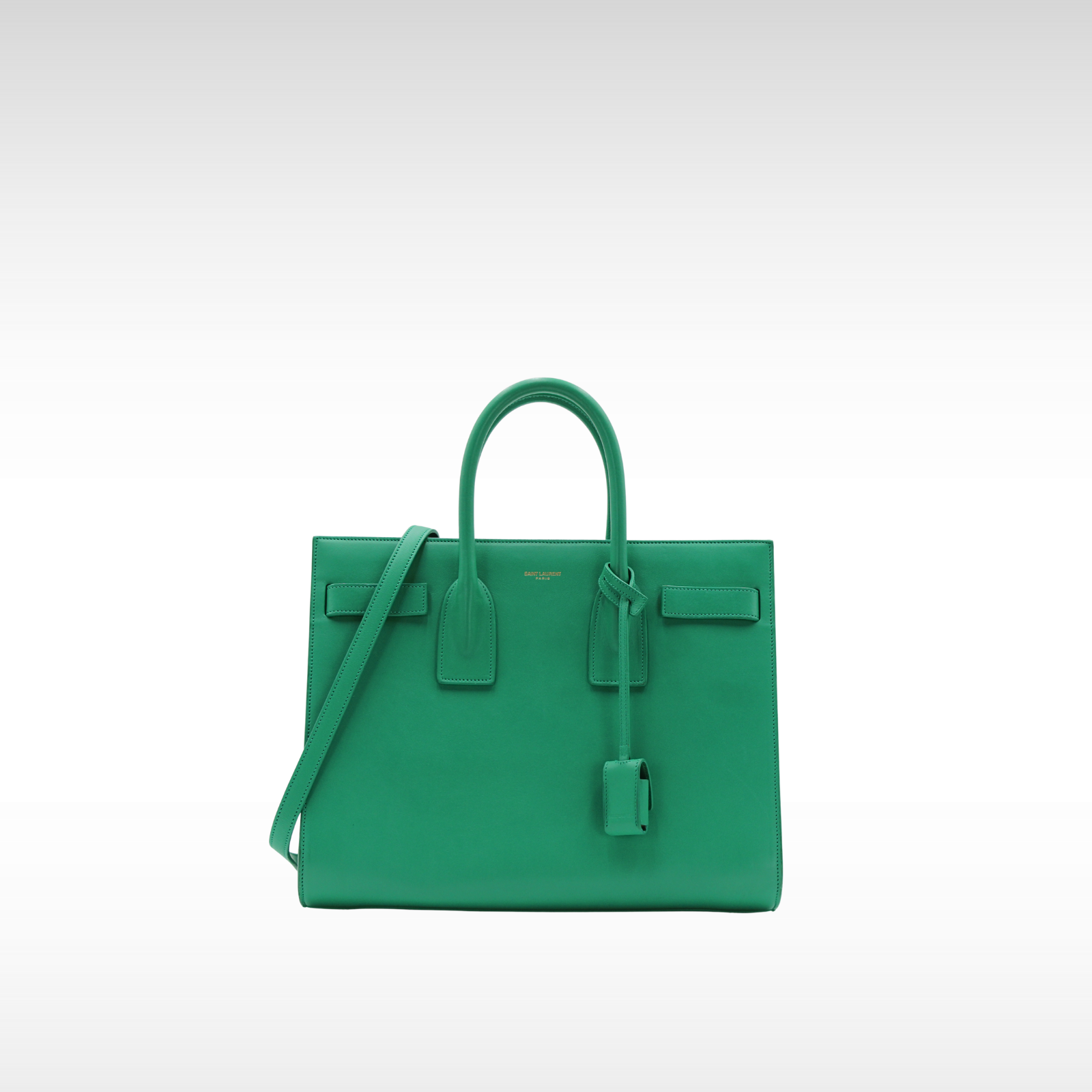 Sac De Jour Calf Green Handbag
