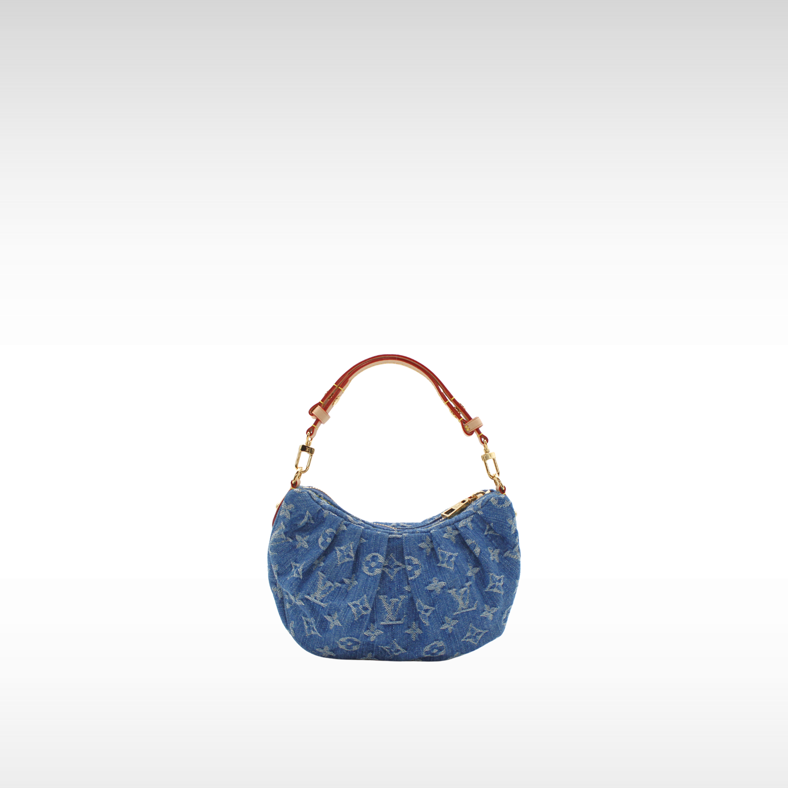 Pochette Valley Monogram Denim Shoulder Bag