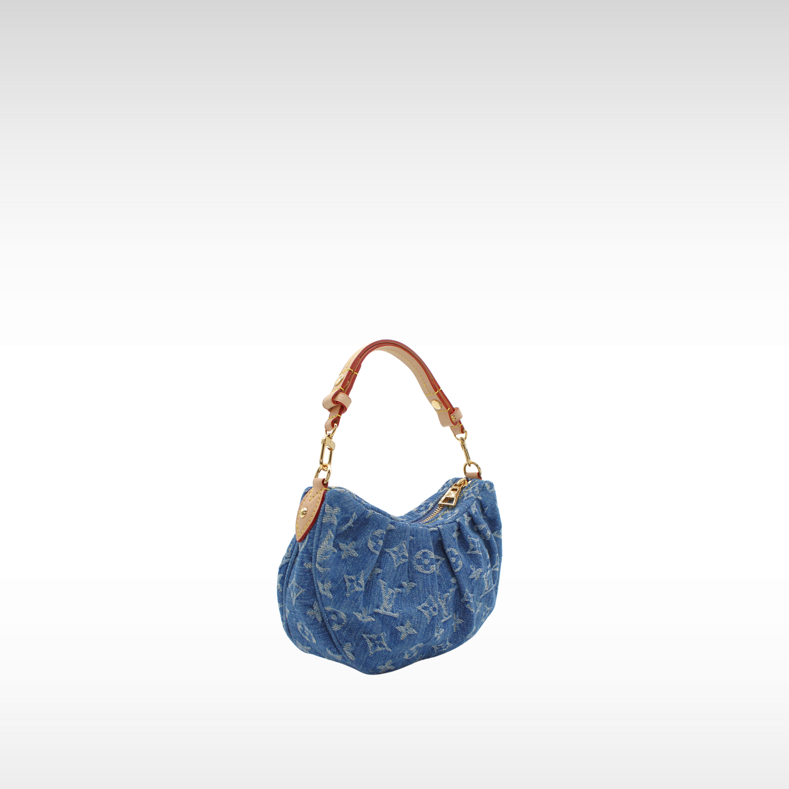 Pochette Valley Monogram Denim Shoulder Bag