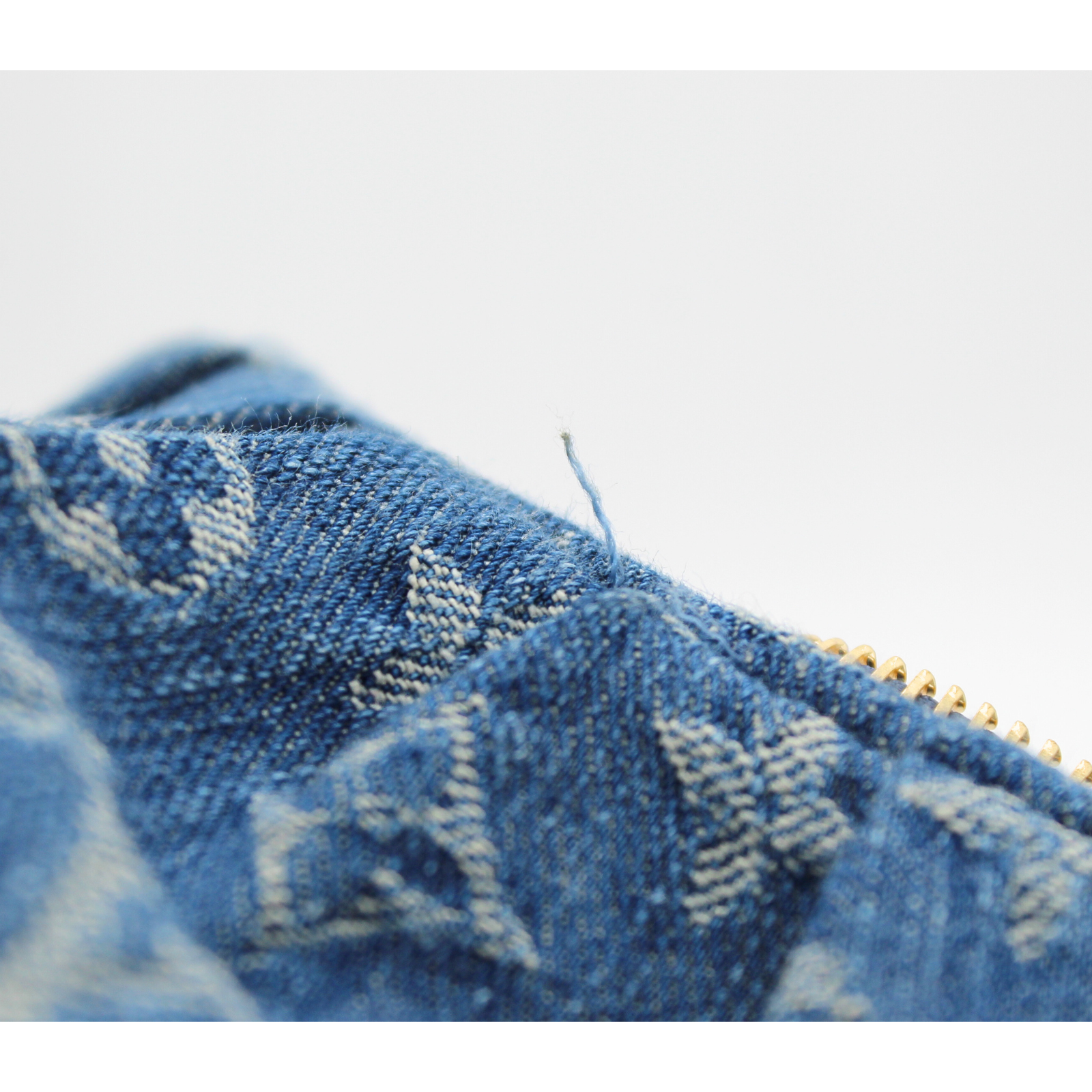 Pochette Valley Monogram Denim Shoulder Bag