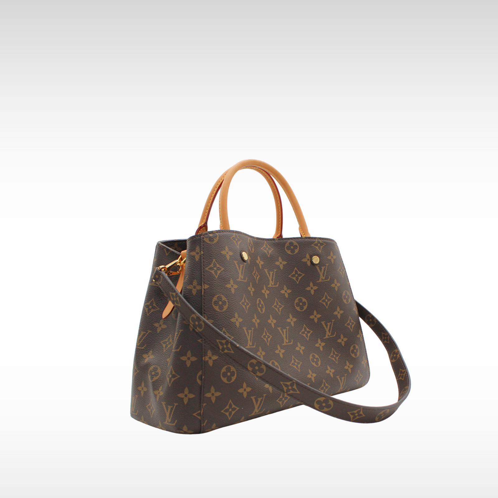 Montaigne MM Monogram Marron Handbag