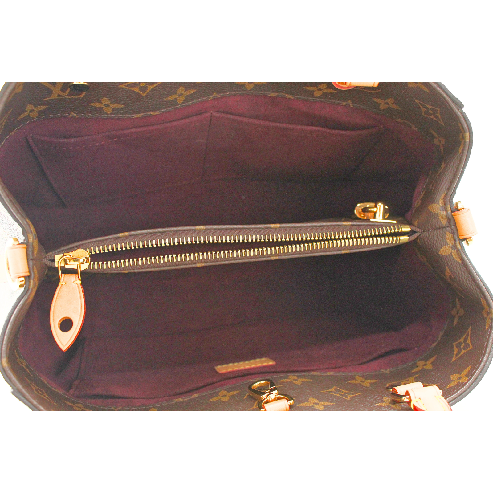Montaigne MM Monogram Marron Handbag