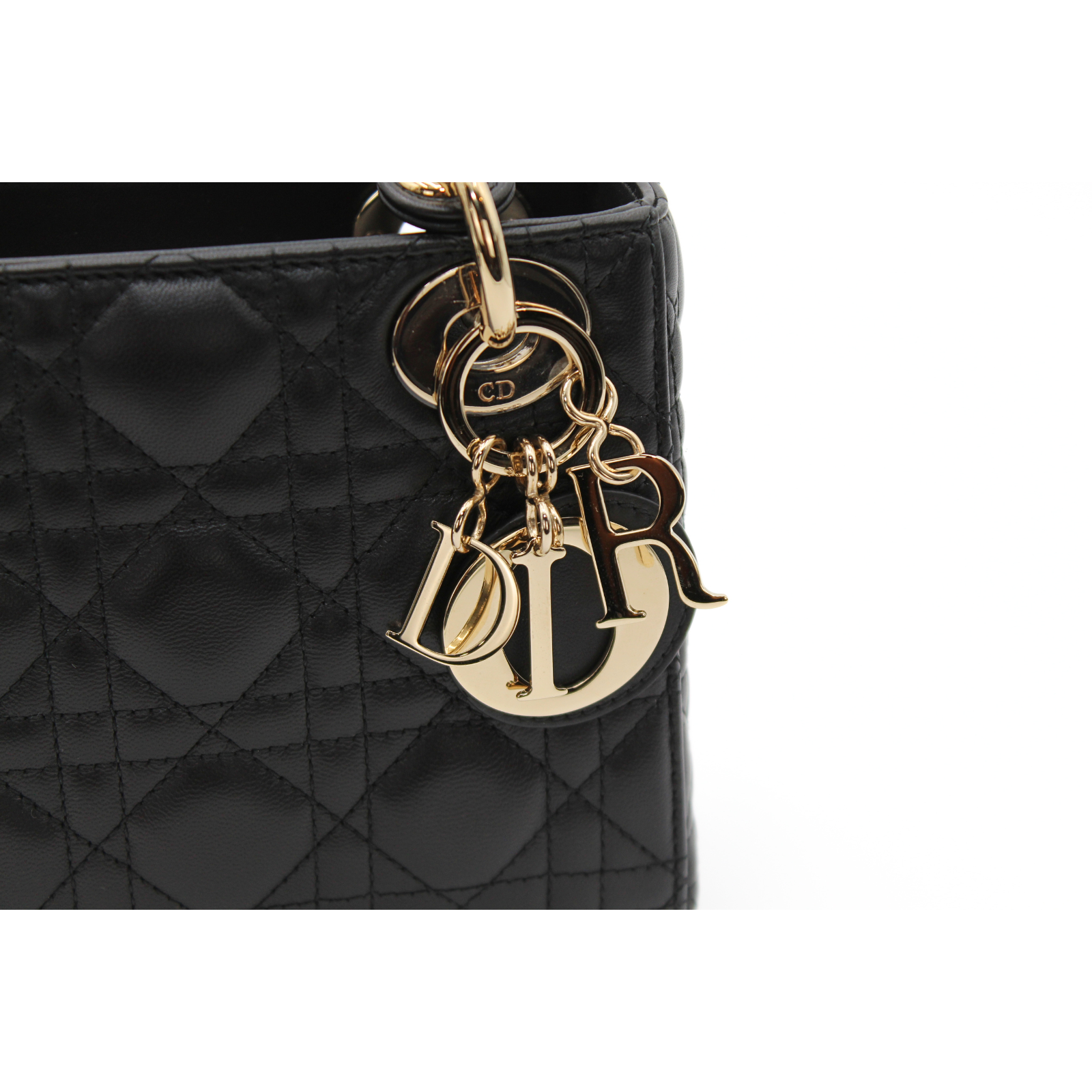 Lady Dior Mini Lamb Handbag
