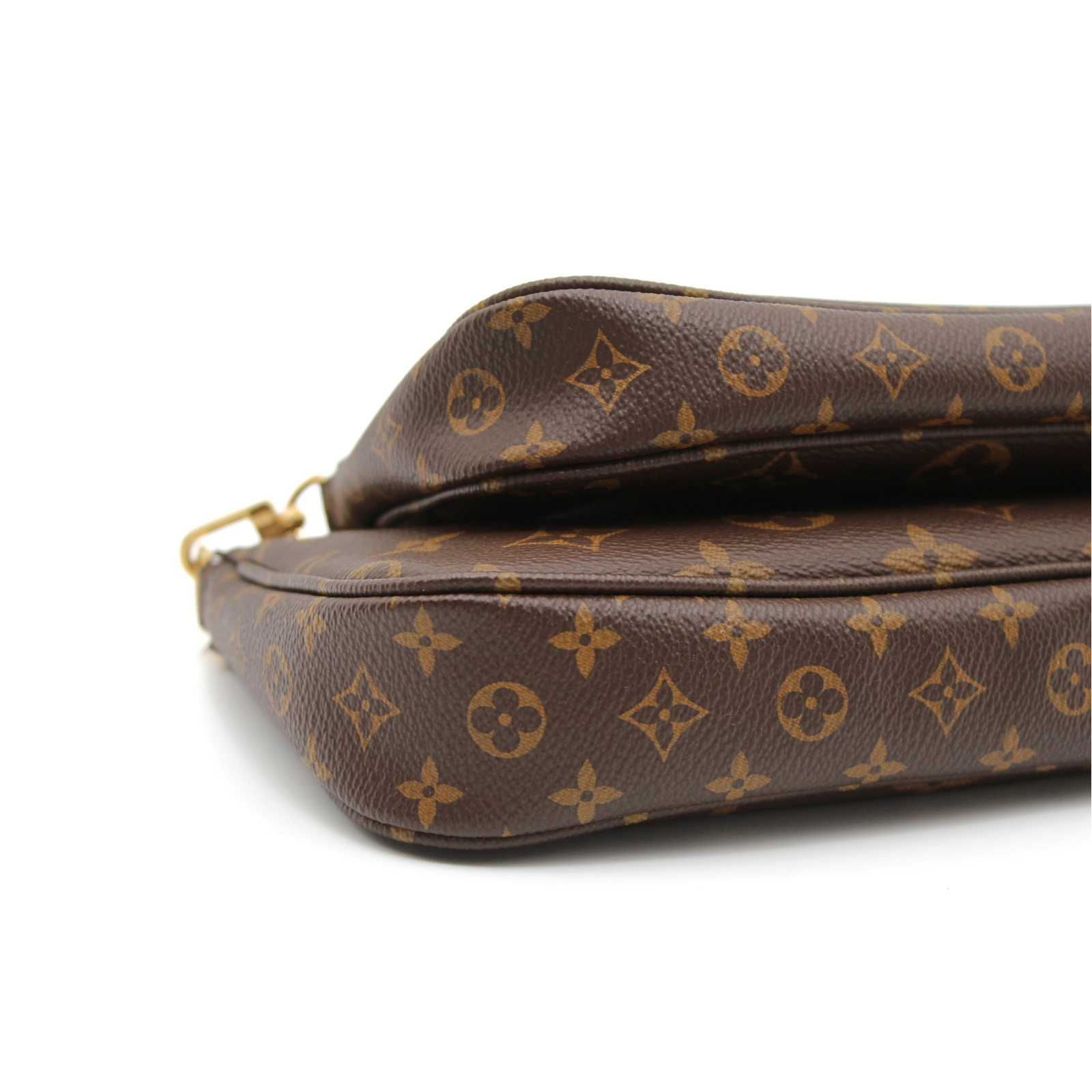 Multi Pochette Accessories Monogram Marron + Rose Claire Crossbody Bag