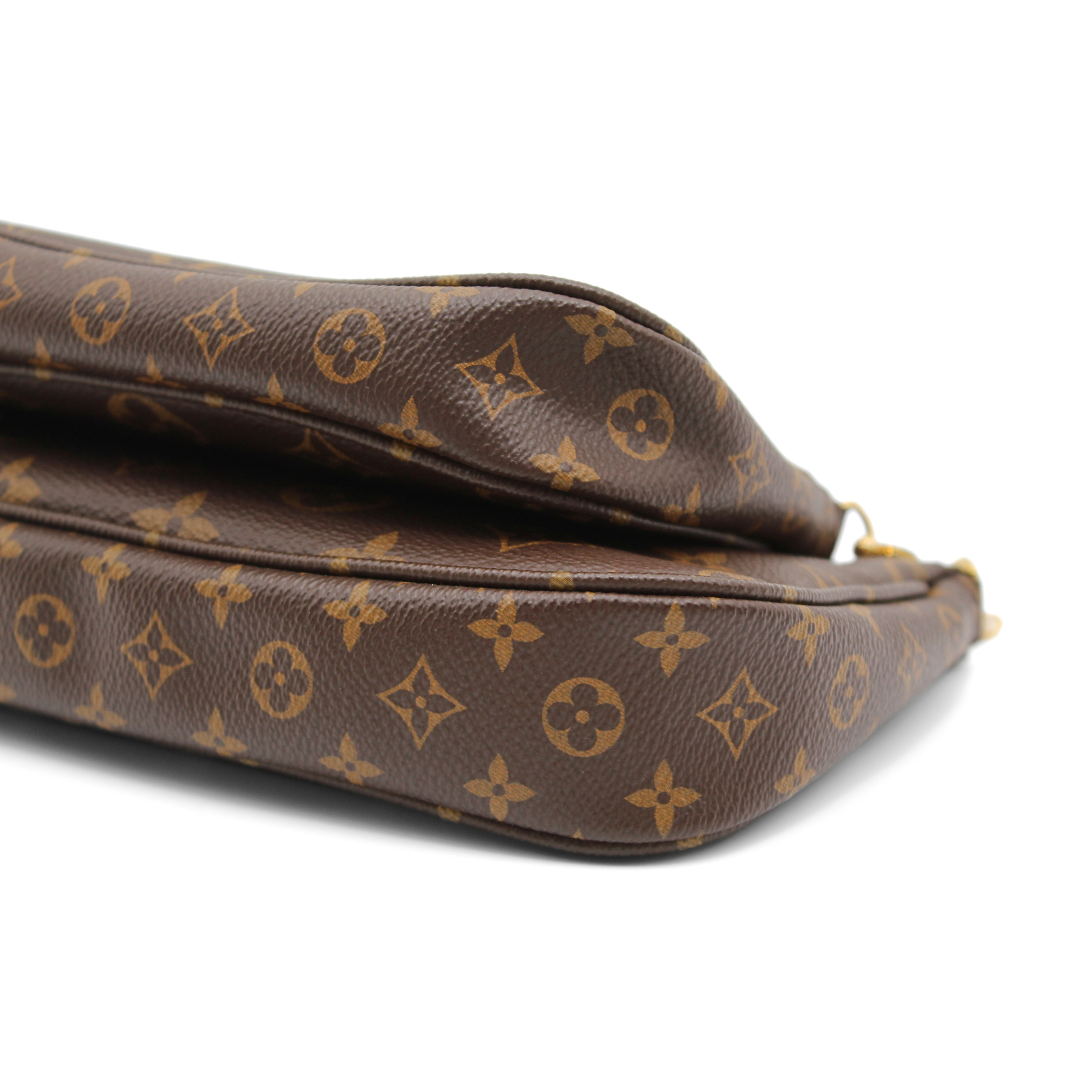 Multi Pochette Accessories Monogram Marron + Rose Claire Crossbody Bag