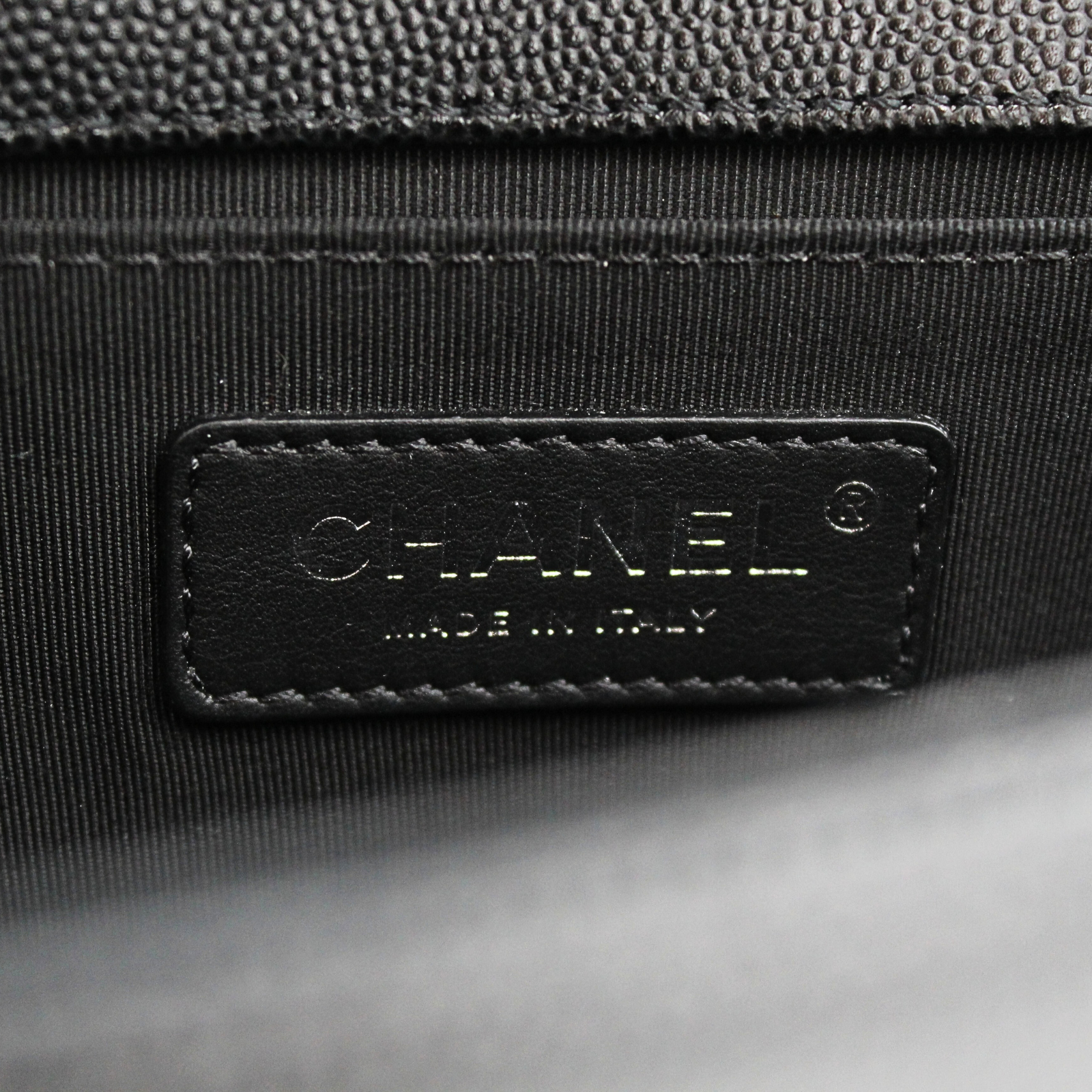 Boy Chanel Caviar Black Shoulder Bag