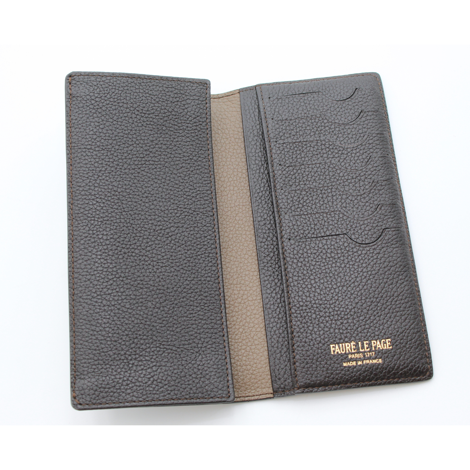 7-Card Wallet Coated Canvas Brown Wallet