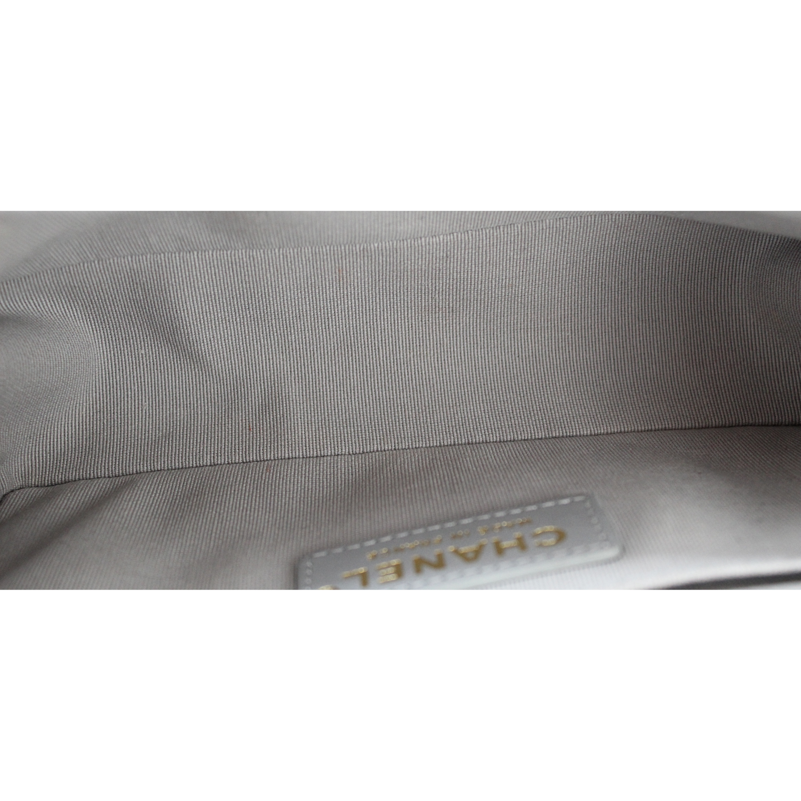 Boy Chanel Caviar Gray Shoulder Bag