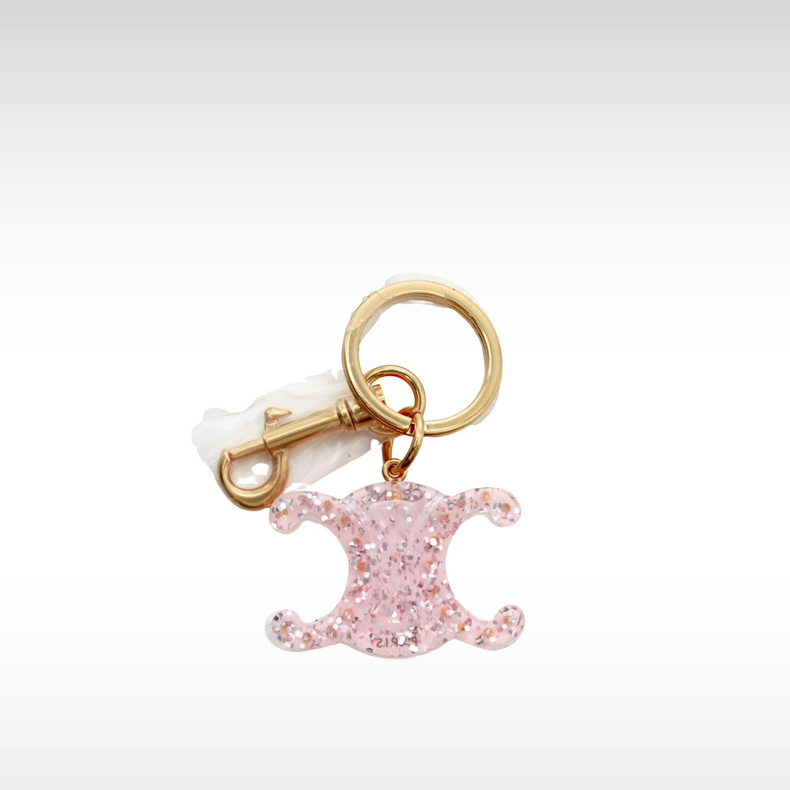 Triomphe Plexi Pink Key Ring