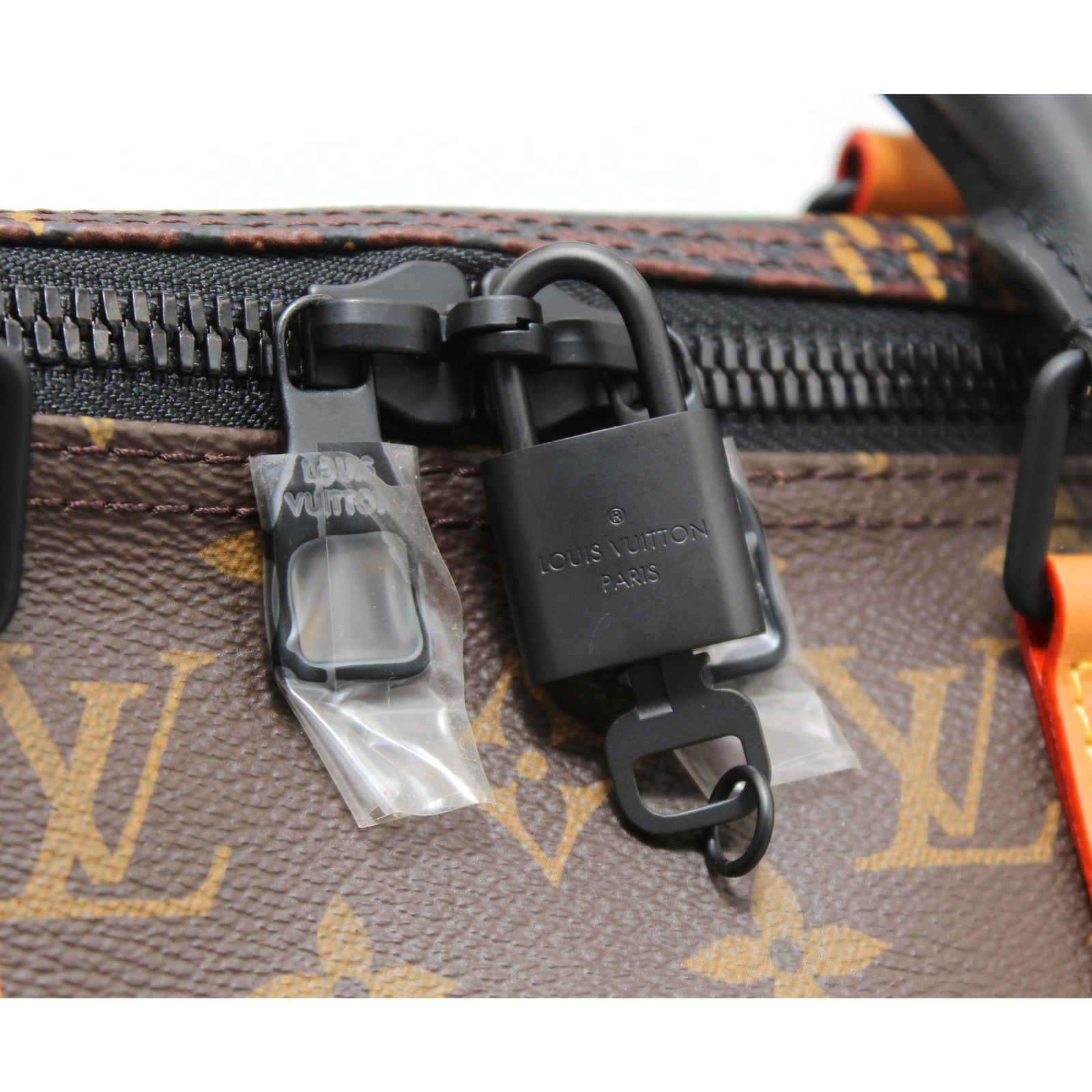 Keepall Bandoulière 50 Giant Damier Ebene Duffle Bag