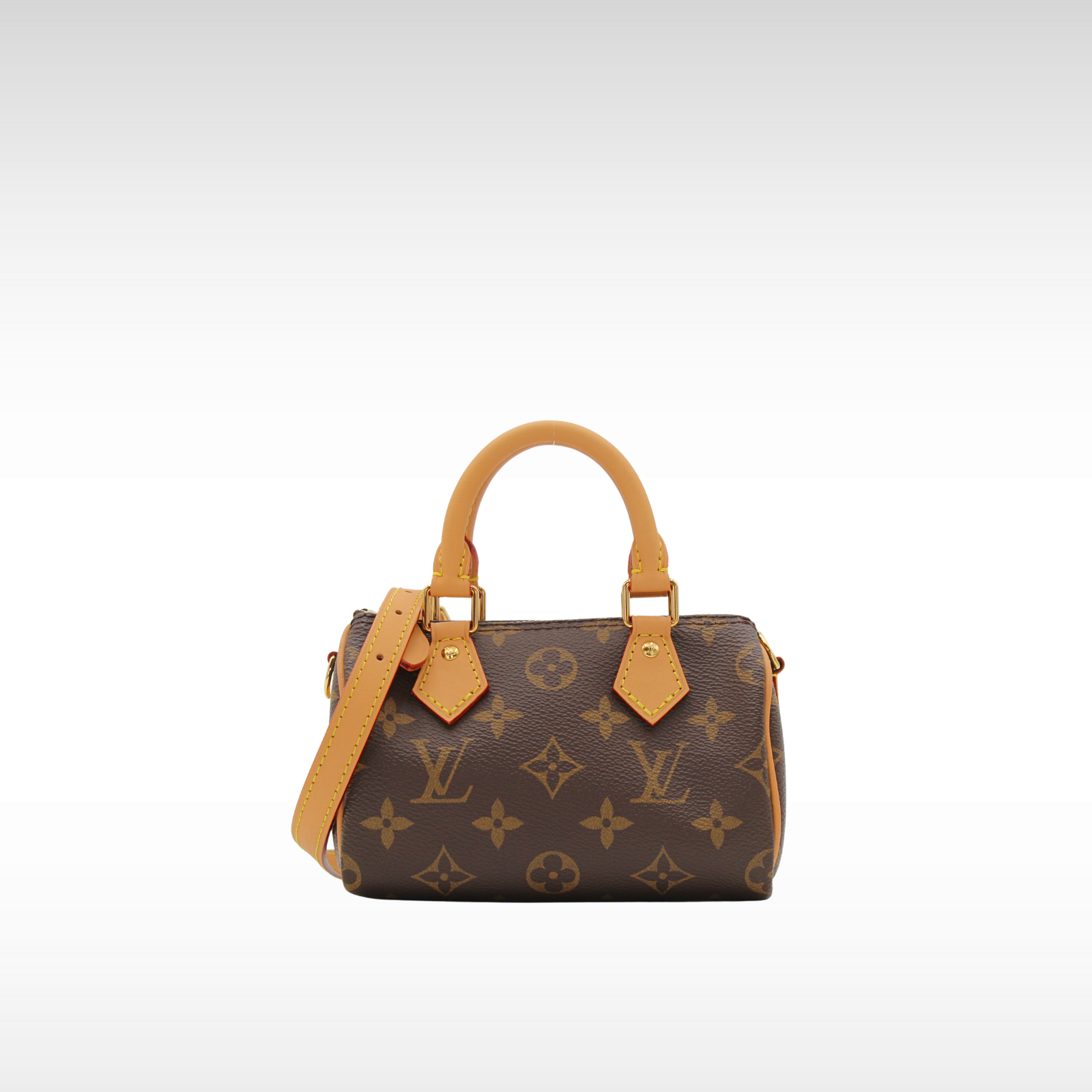 Speedy Nano Monogram Marron Handbag