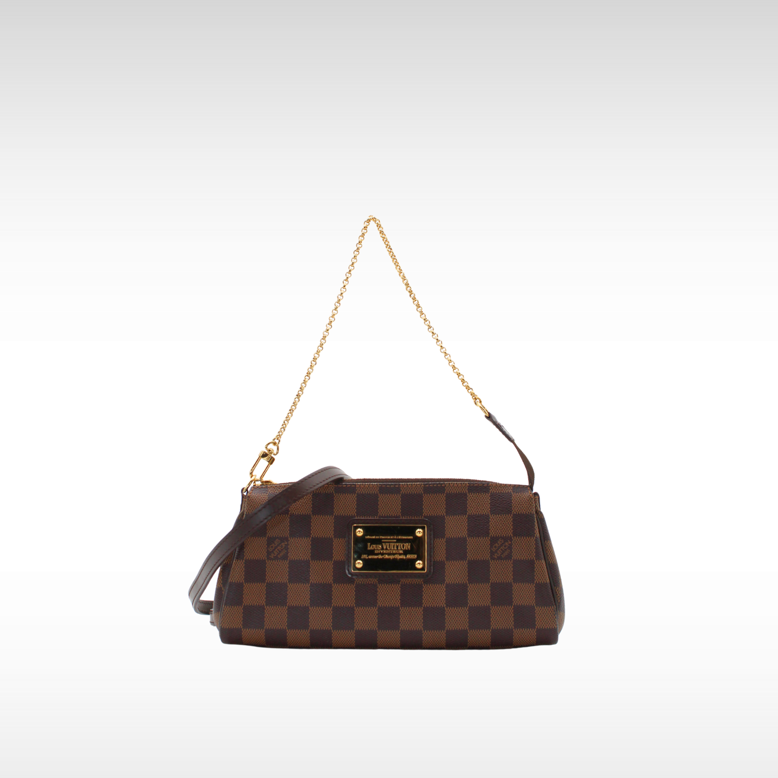 Eva Damier Ebene Shoulder Bag