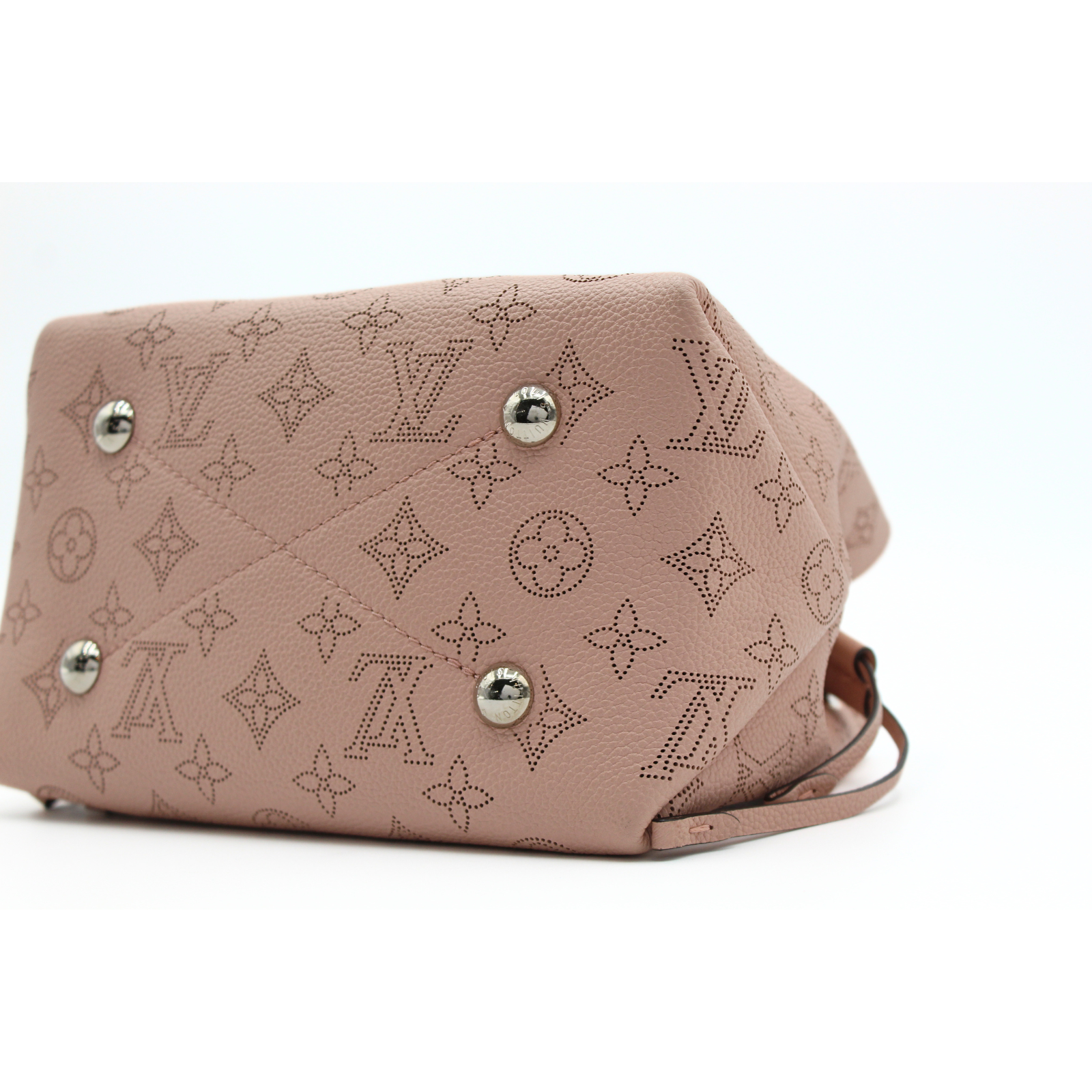 Bella Bucket Monogram Mahina Shoulder Bag