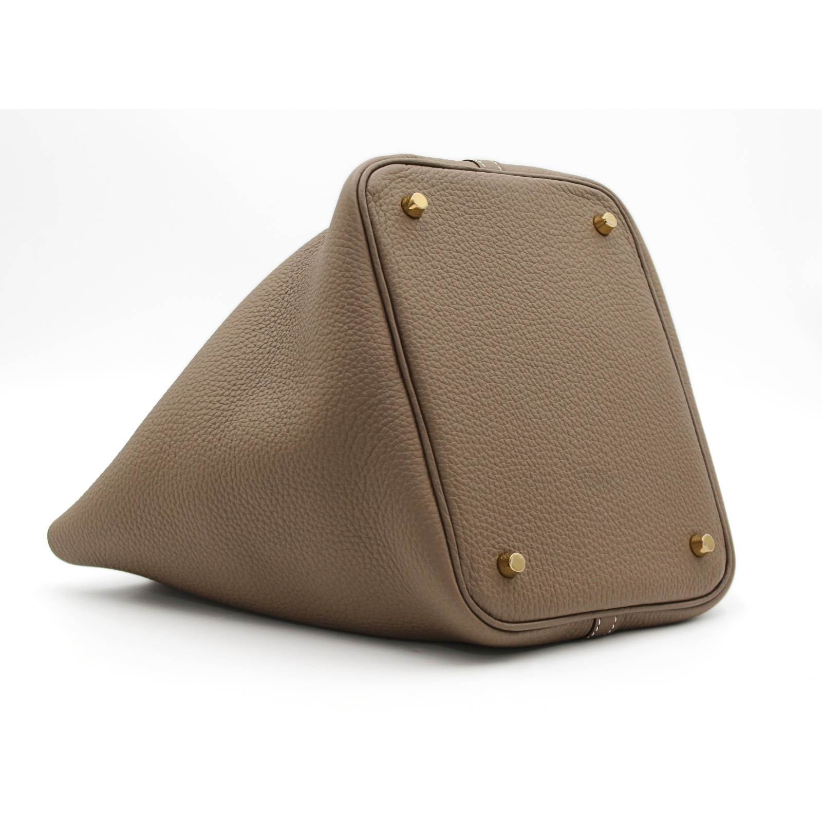 Picotin Lock 22 Taurillon Clemence Etoupe Handbag
