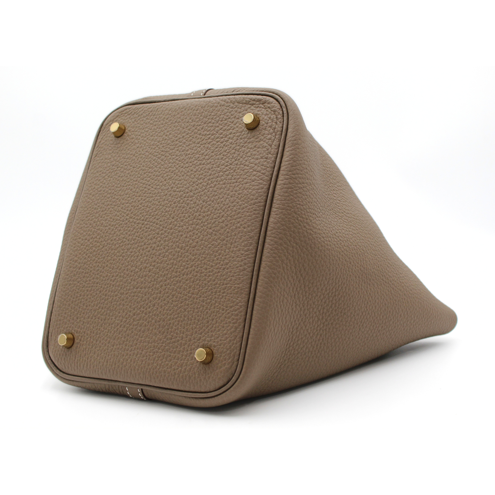 Picotin Lock 22 Taurillon Clemence Etoupe Handbag