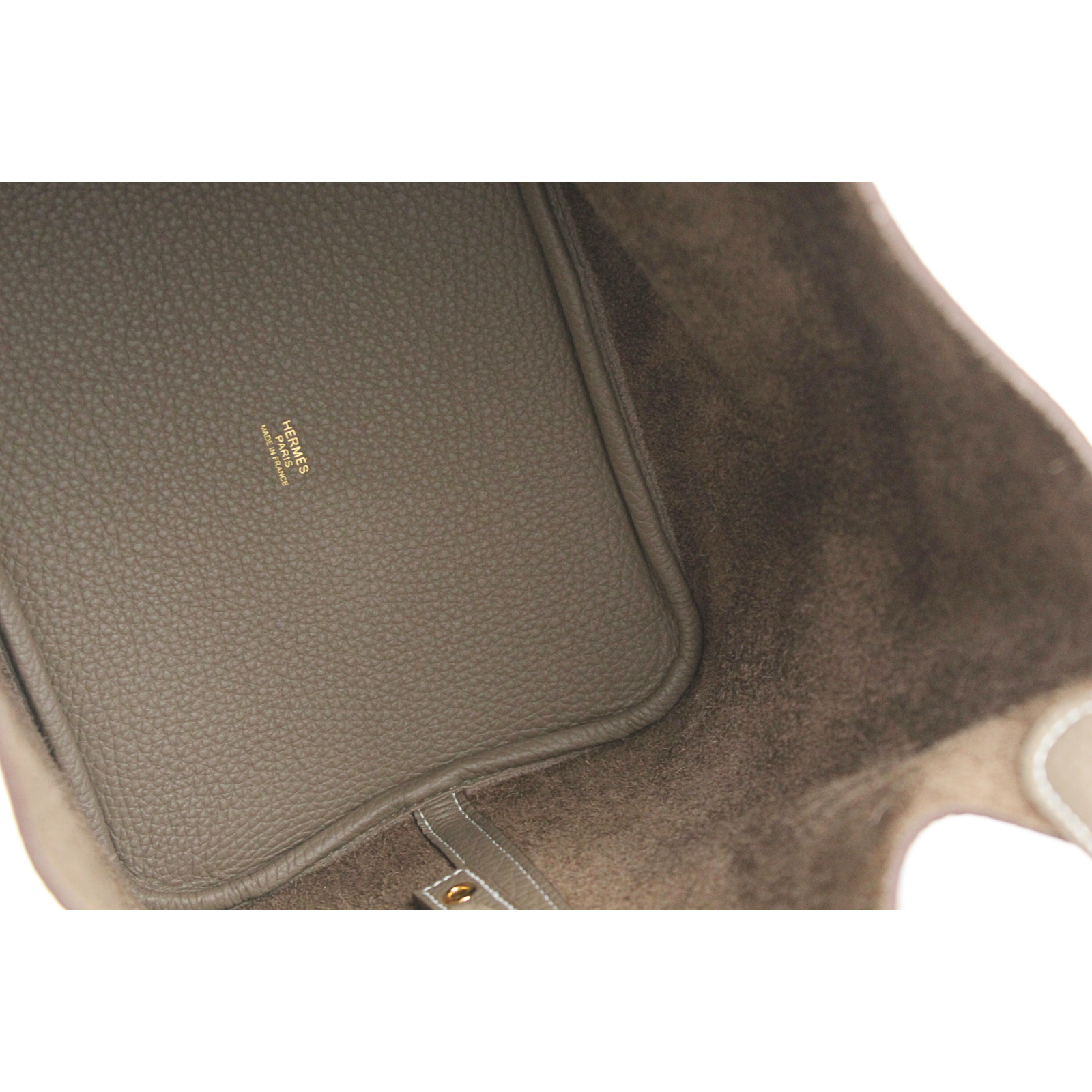Picotin Lock 22 Taurillon Clemence Etoupe Handbag
