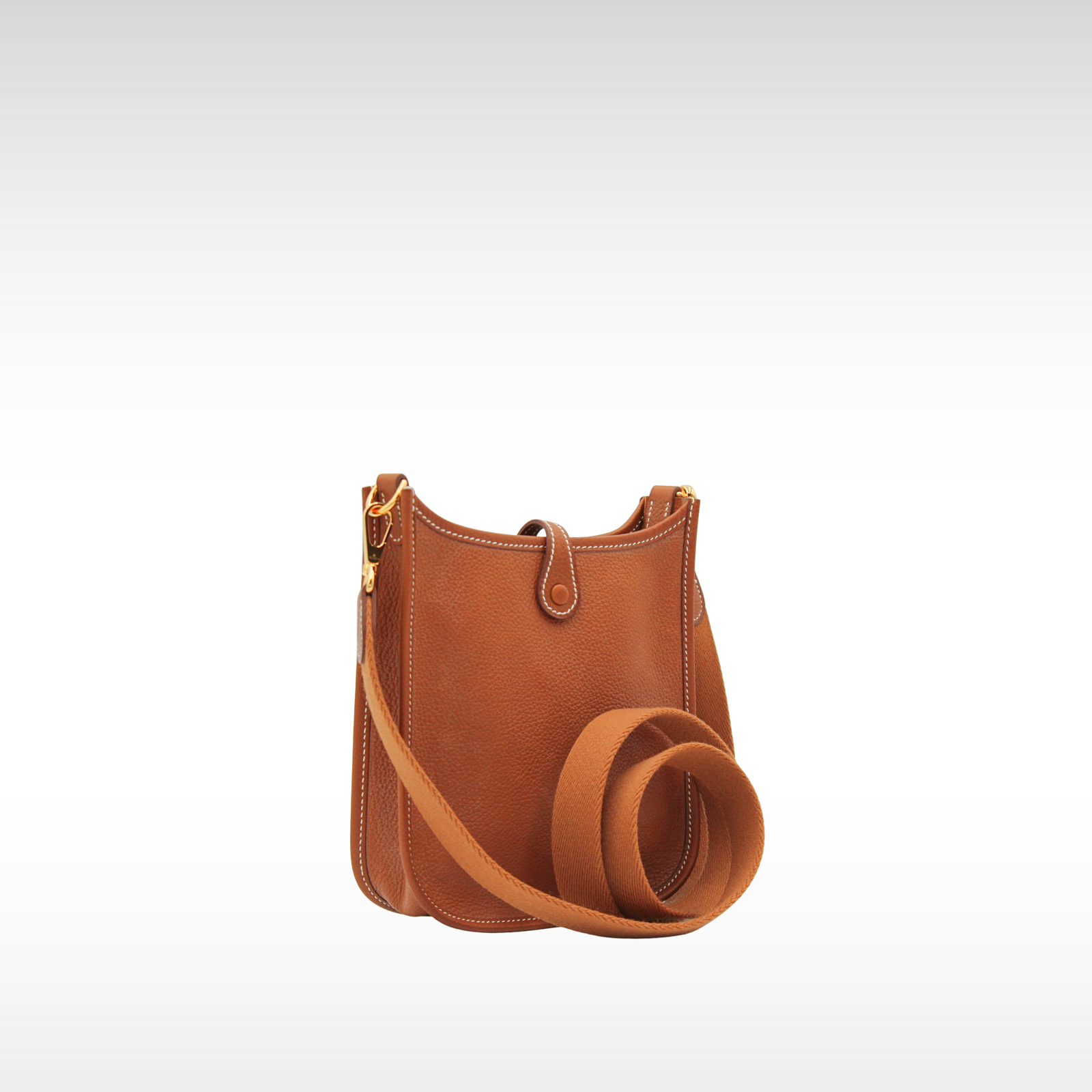 Evelyne Amazone 16 Barenia Faubourg Fauve Crossbody Bag