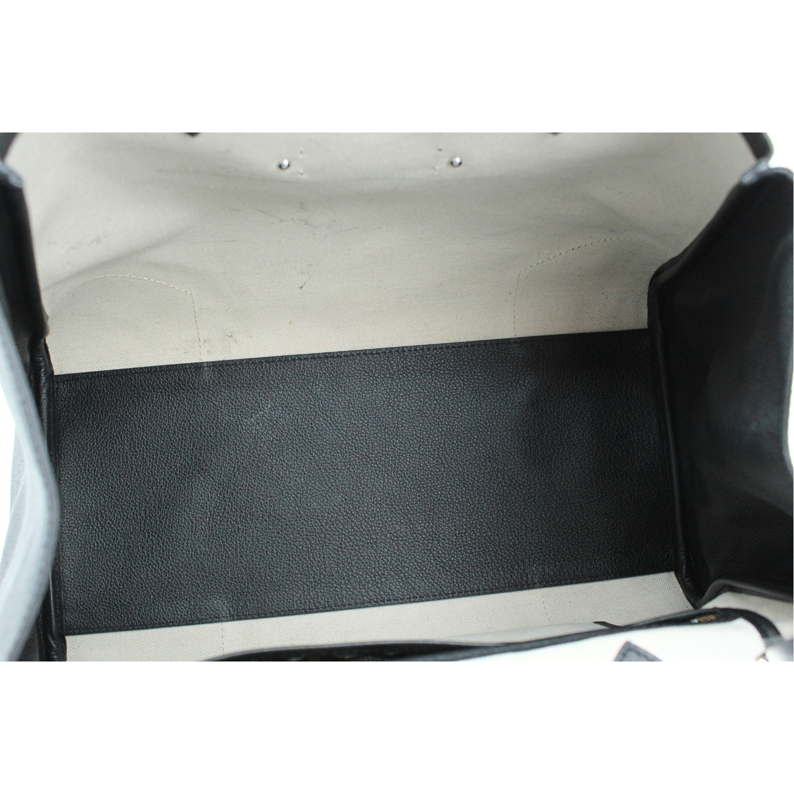 Saigon Tote MM Coated Canvas Black Tote Bag