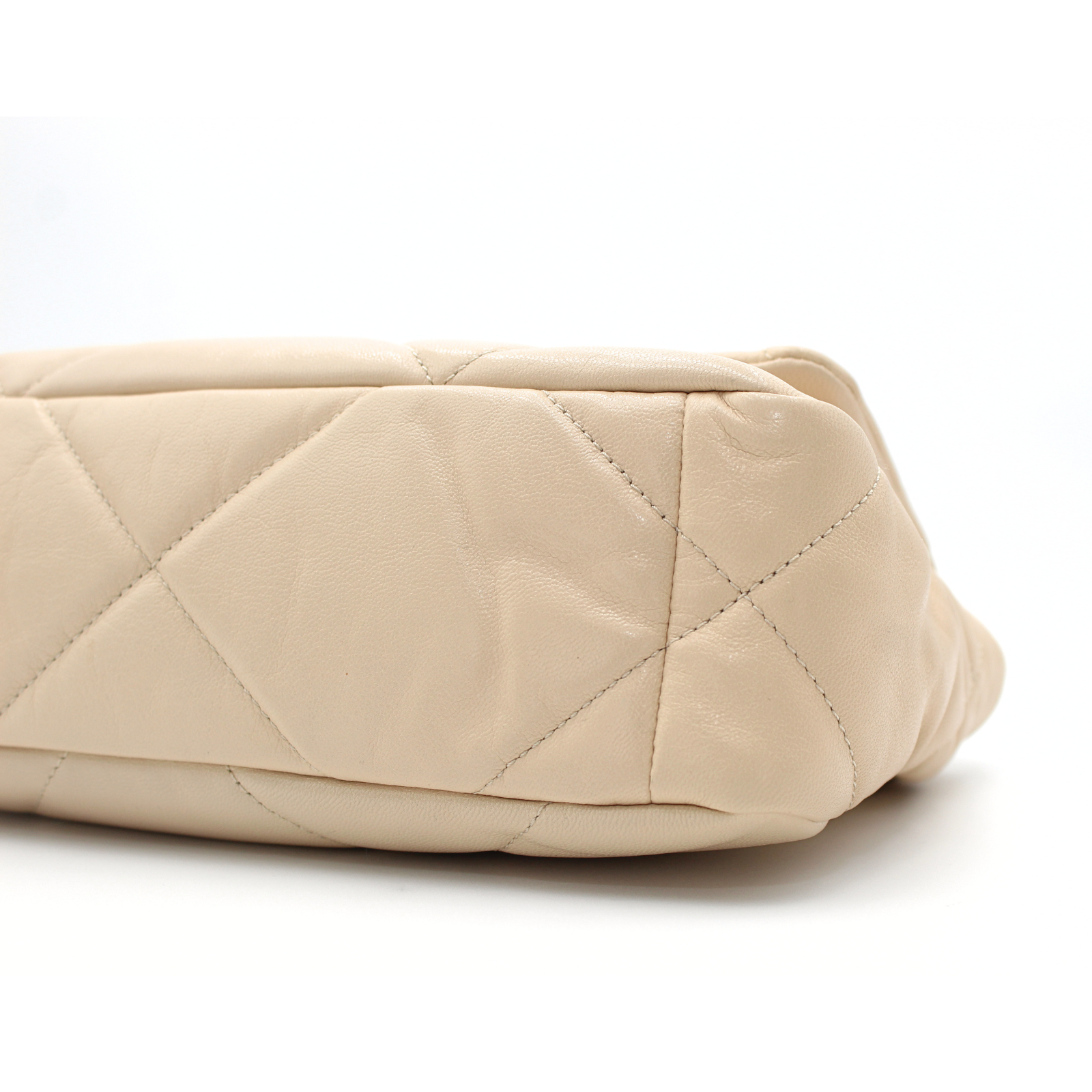 Chanel 19 Lamb Beige Shoulder Bag