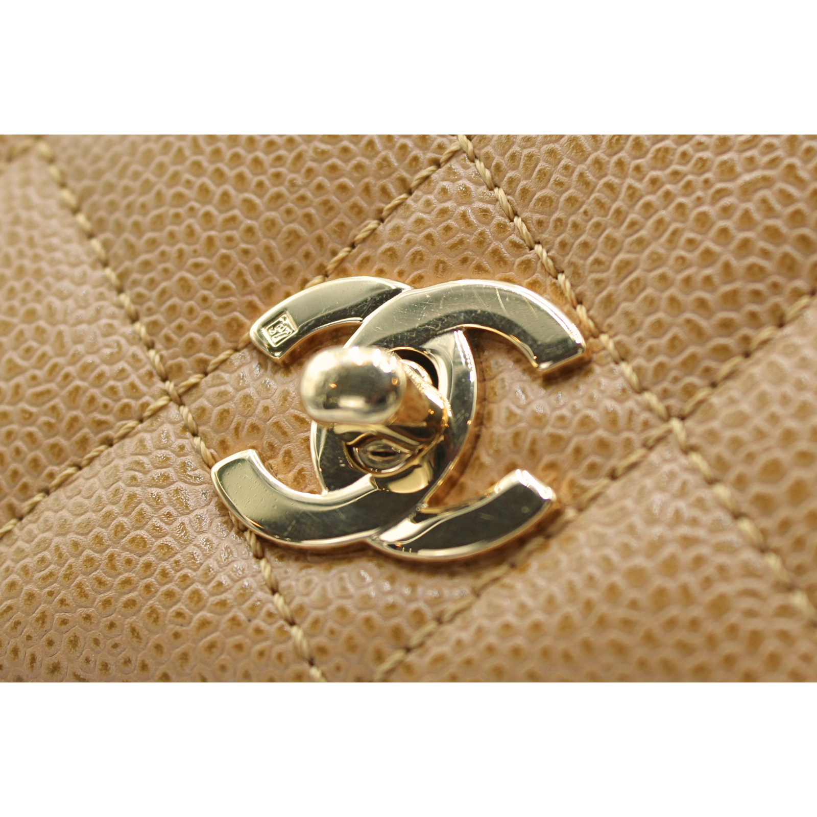 Caviar Beige Handbag