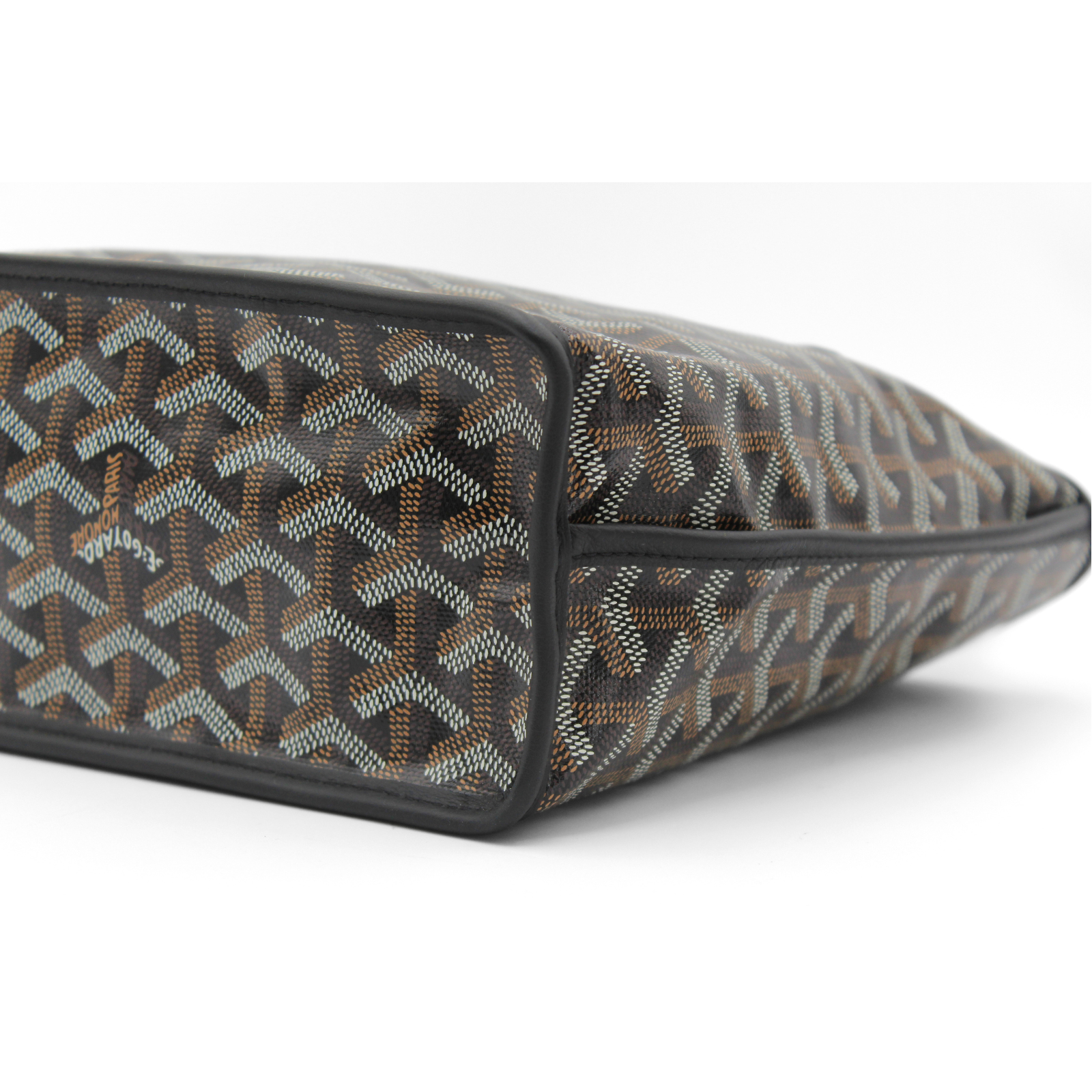 Anjou Mini Coeur Goyard Coated Canvas Tote Bag