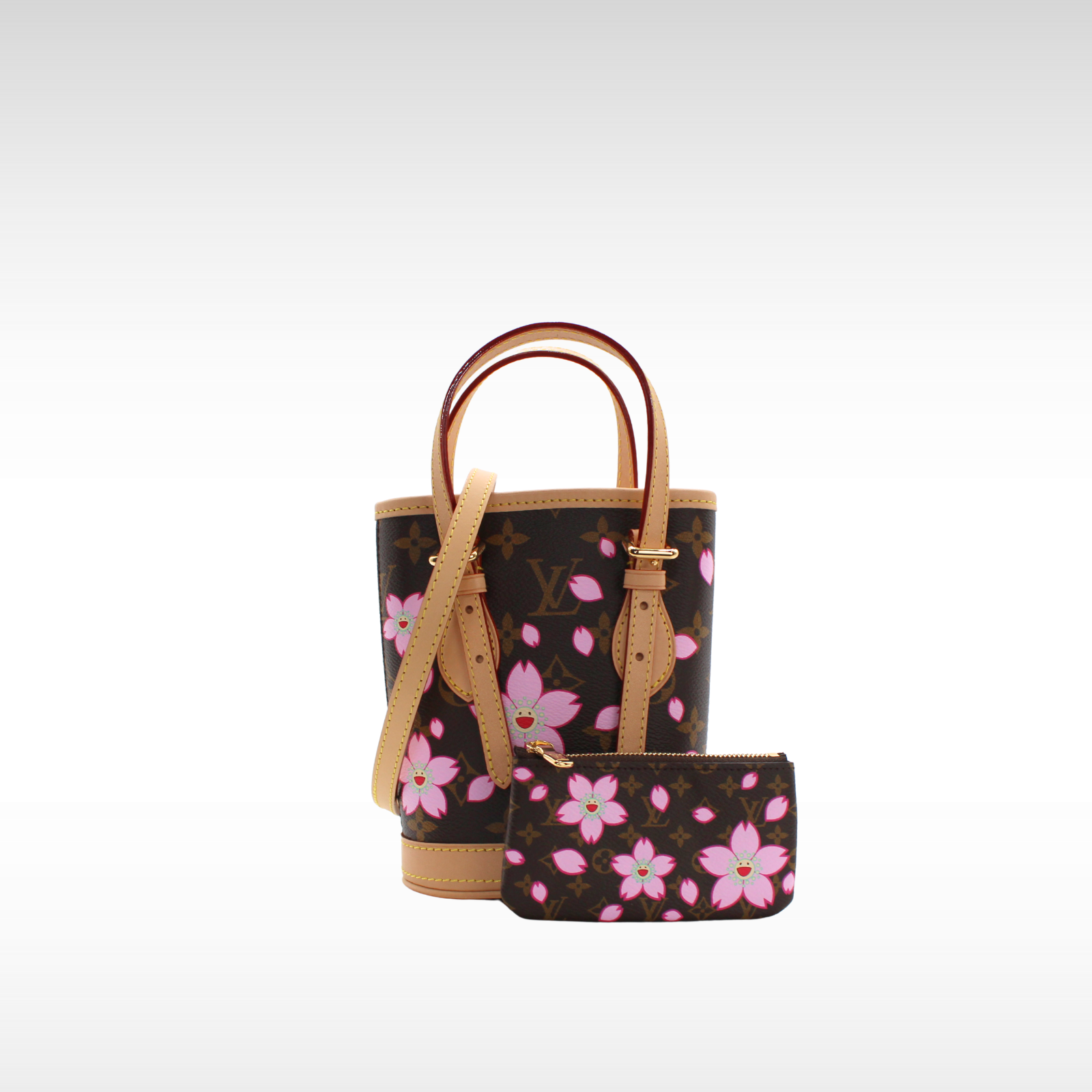 Bucket Nano LV x Takashi Murakami Handbag