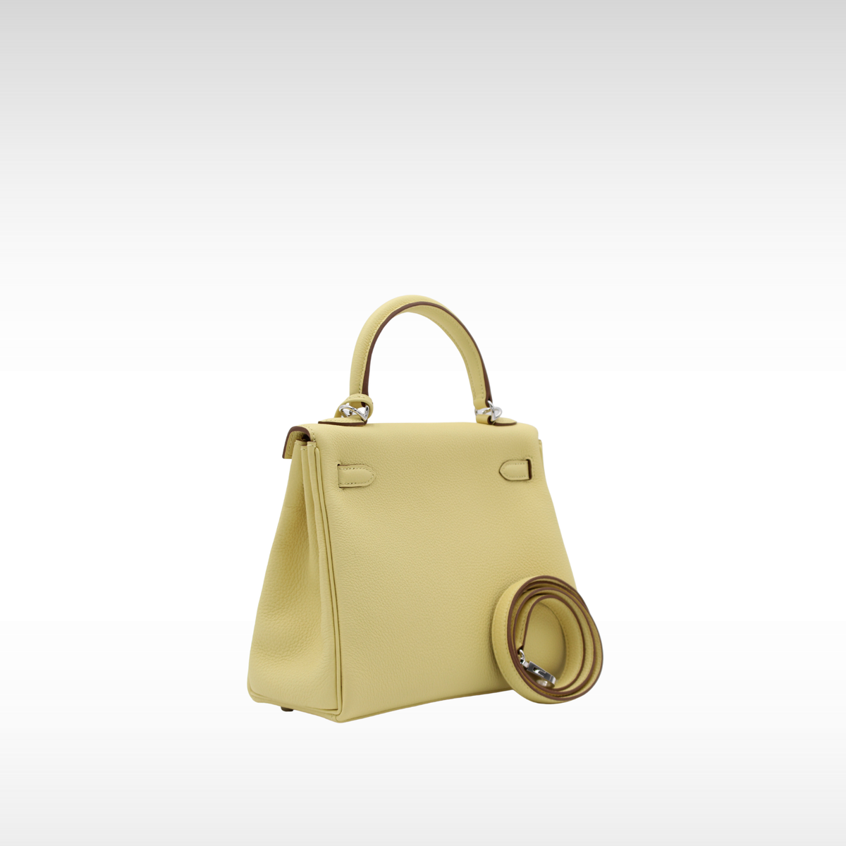 Kelly 25 Togo Jaune Poussin
