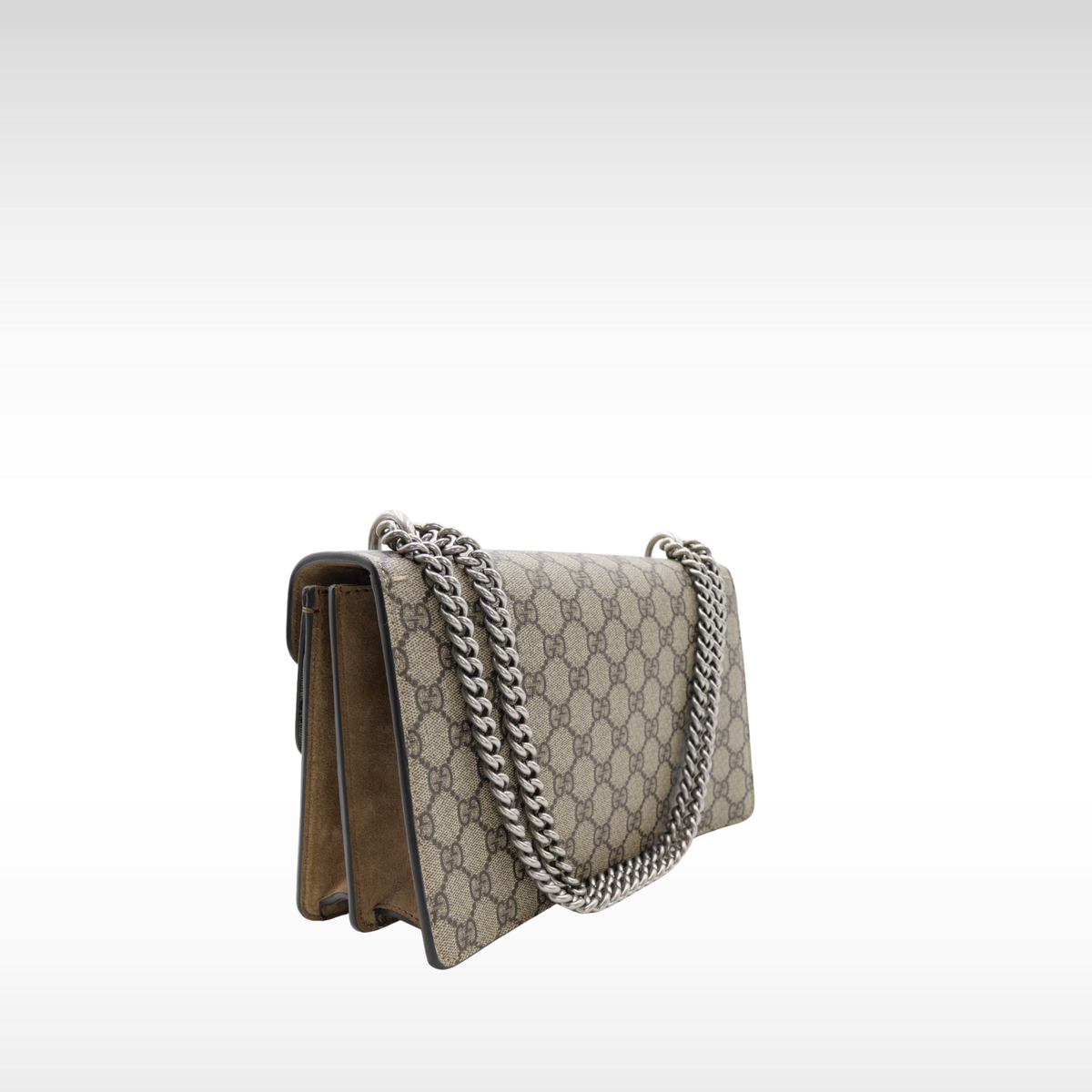 Dionysus Medium GG-Supreme Coated Canvas Handbag
