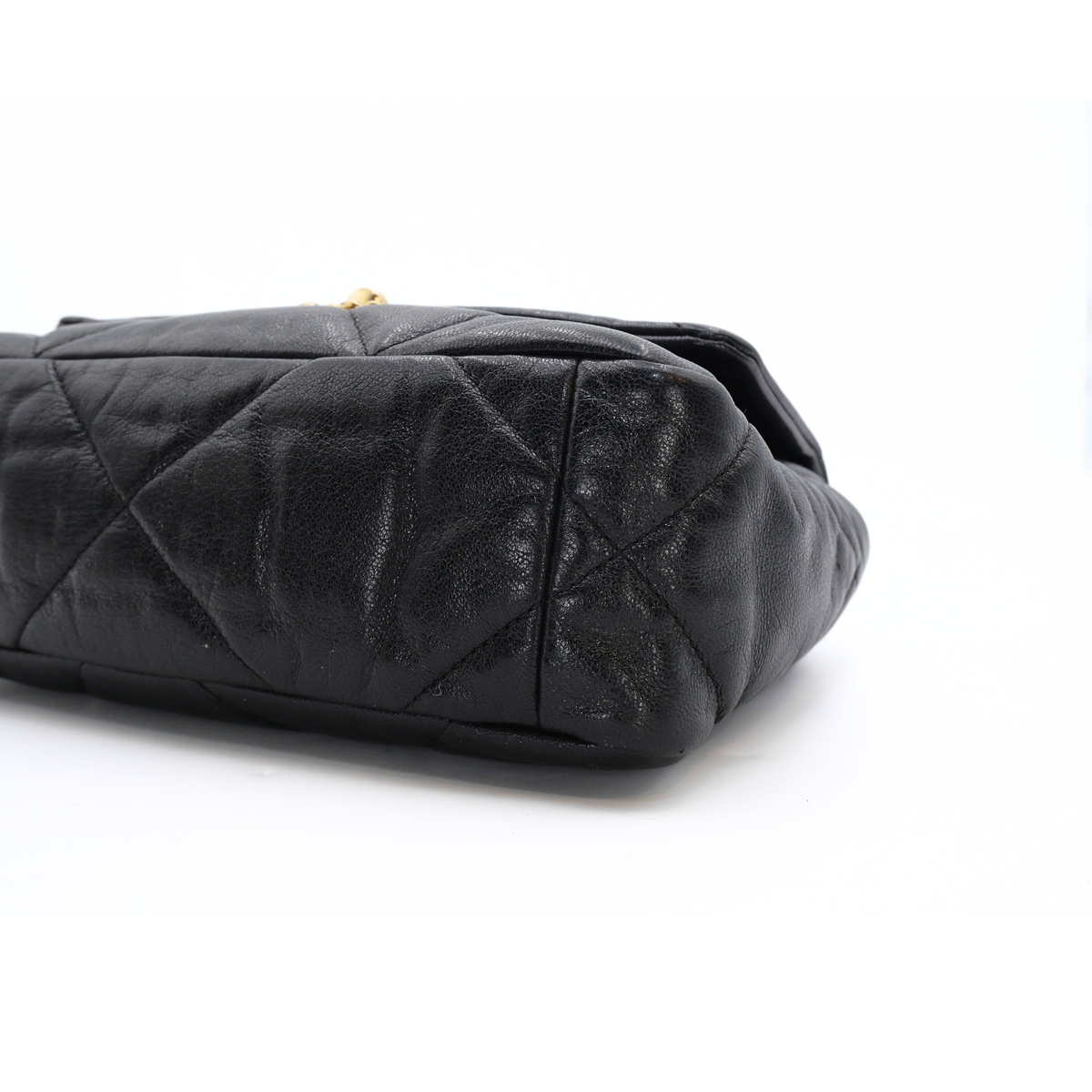Chanel 19 Goat Black Shoulder Bag