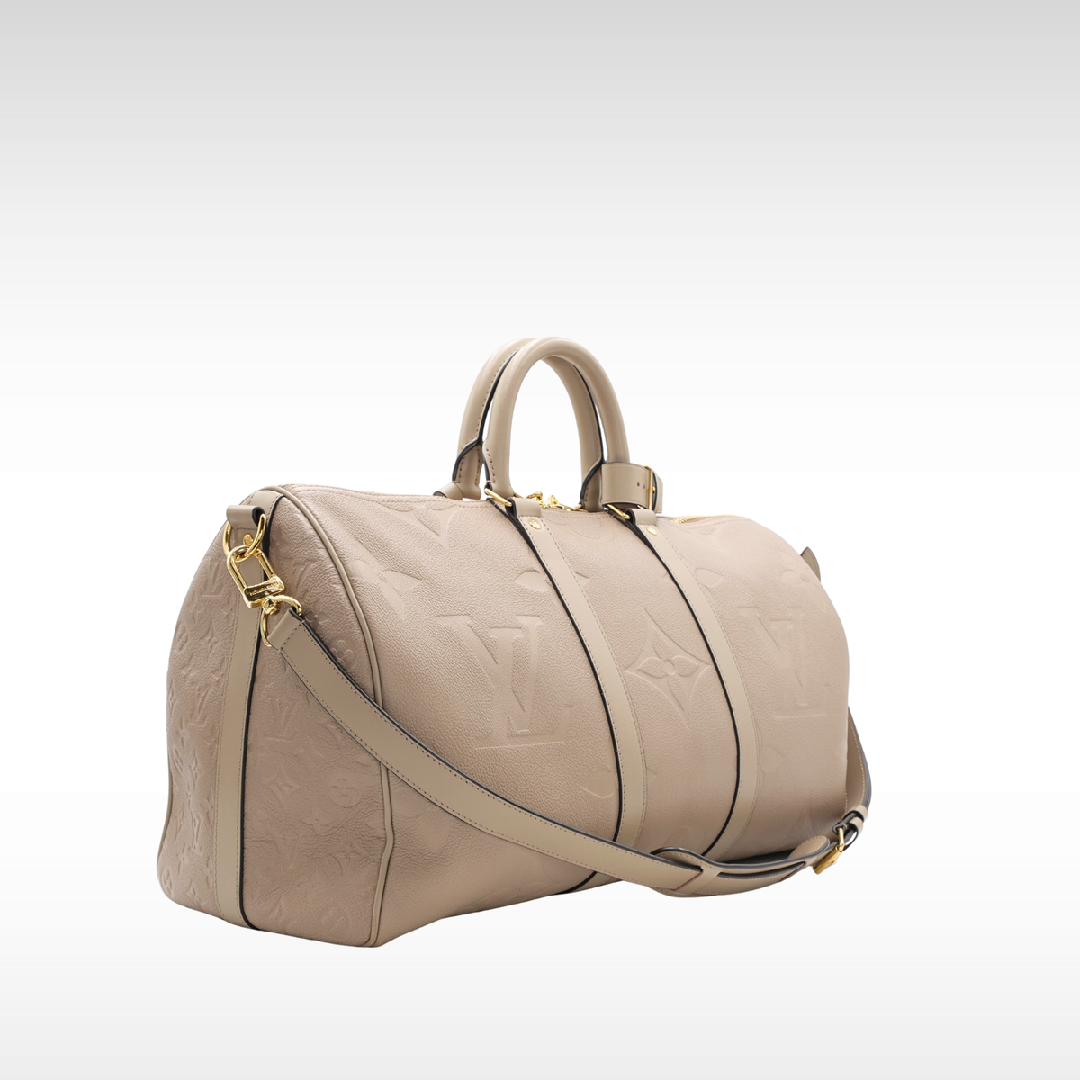 Keepall Bandoulière 45 Monogram Empreinte Giant Duffel Bag