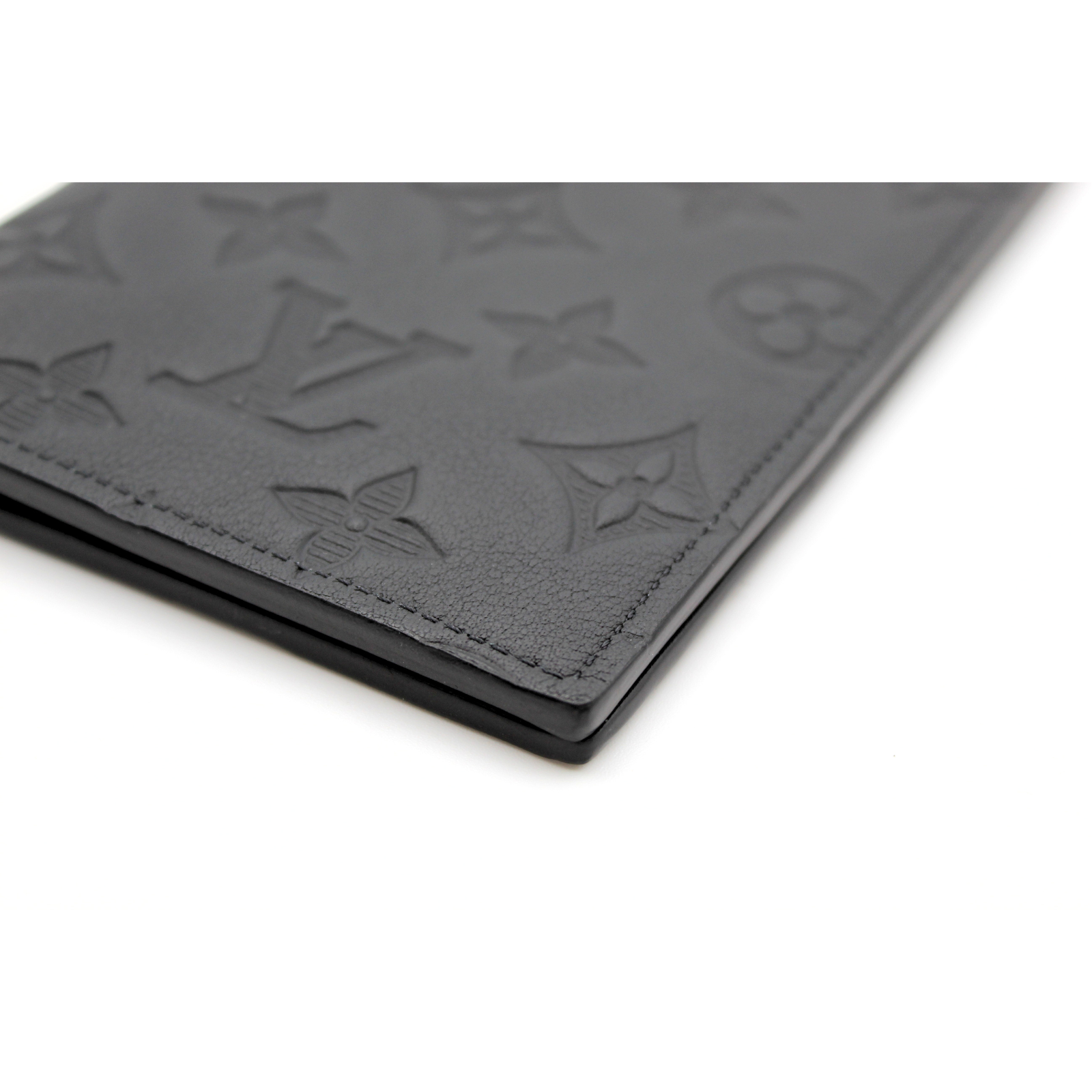 Passport Cover Monogram Shadow Calf Black