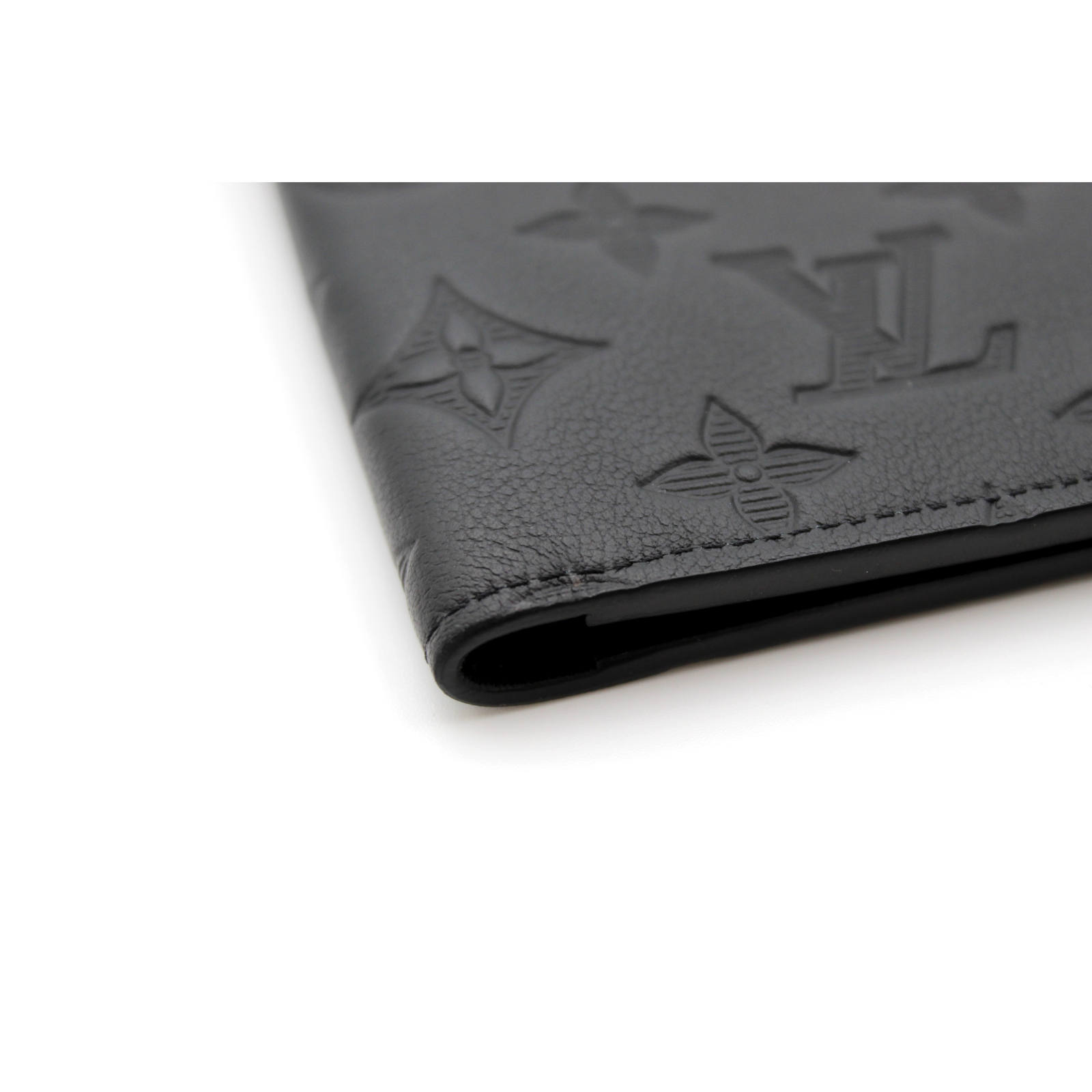 Passport Cover Monogram Shadow Calf Black