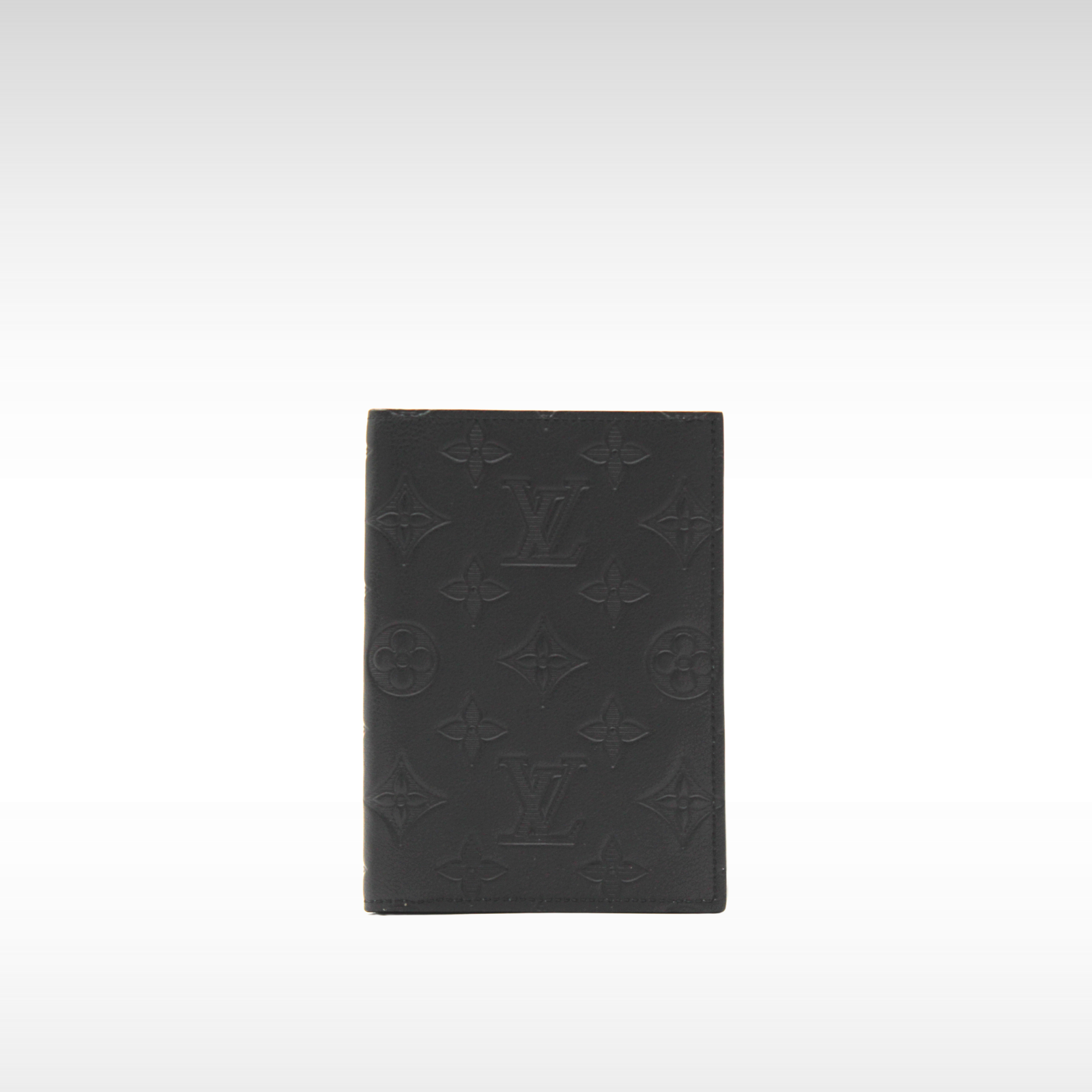 Passport Cover Monogram Shadow Calf Black