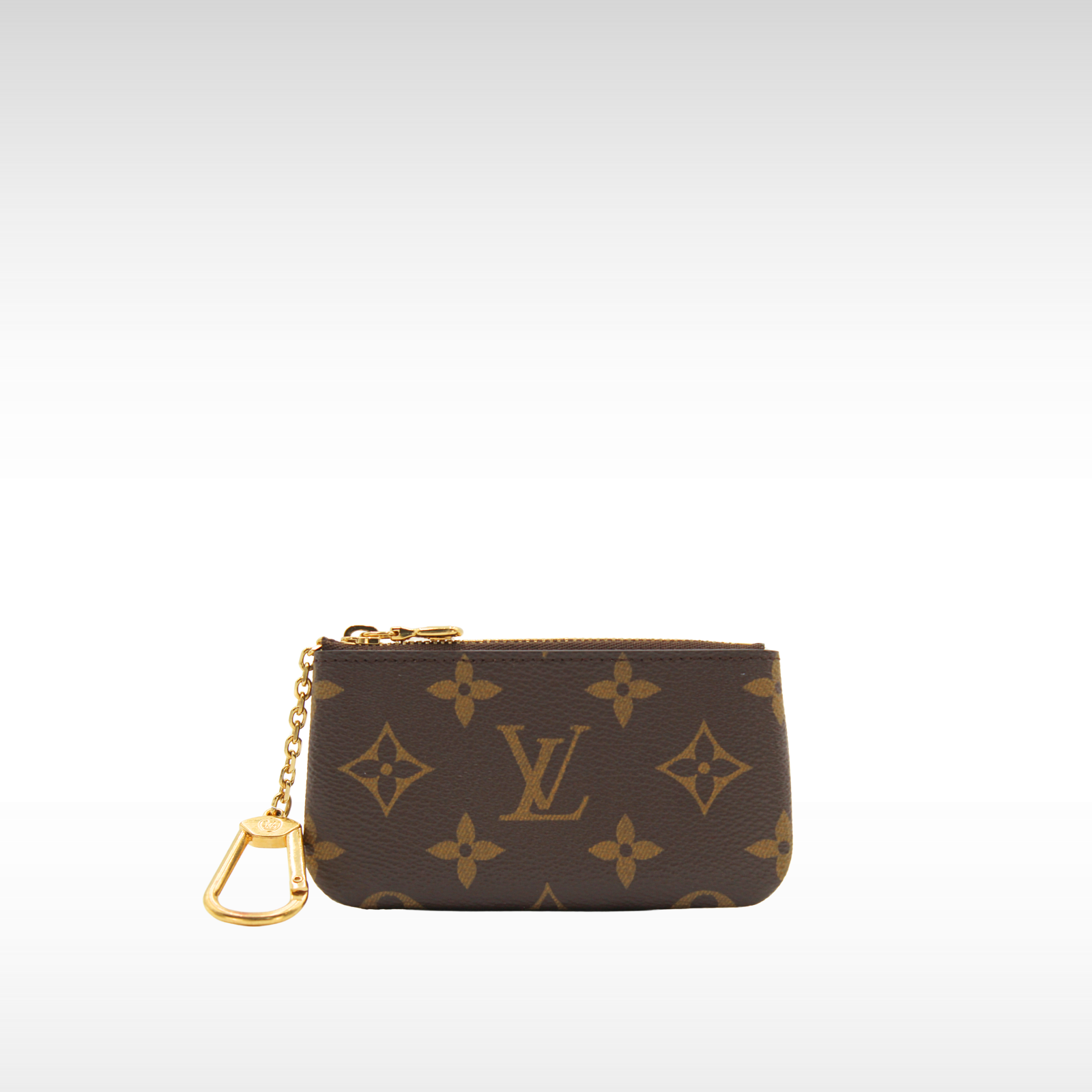 Key Pouch Monogram Marron Coin Case