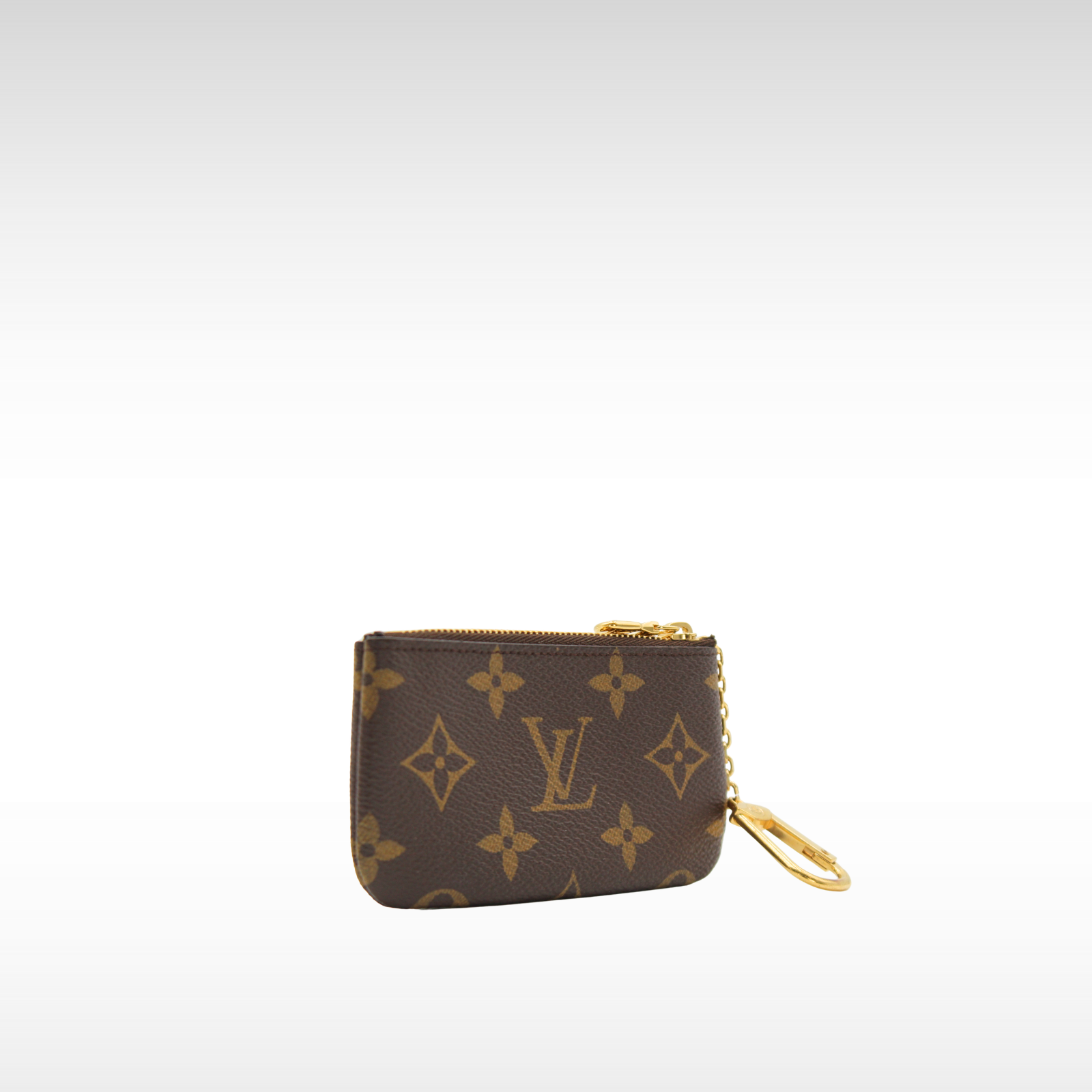 Key Pouch Monogram Marron Coin Case