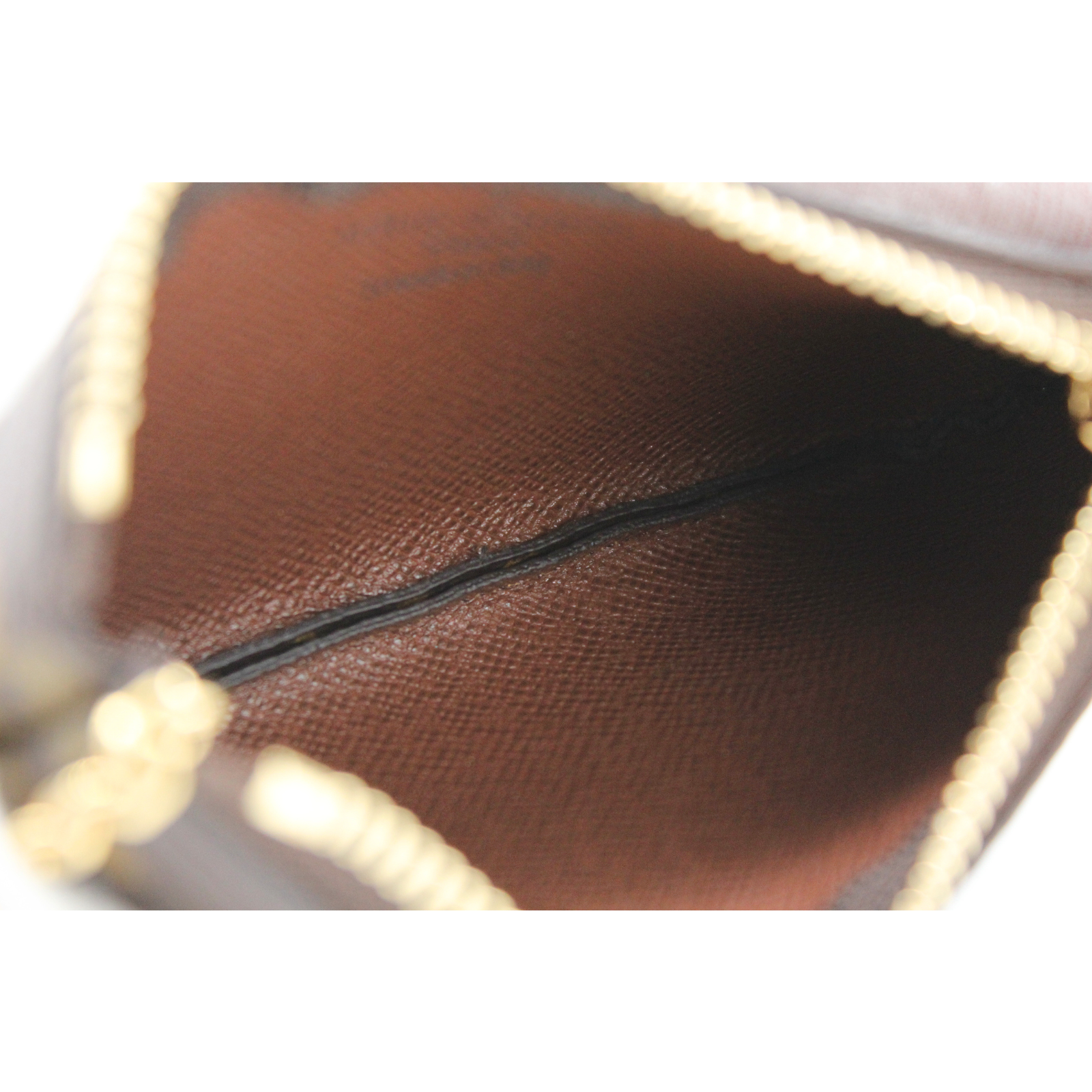 Key Pouch Monogram Marron Coin Case